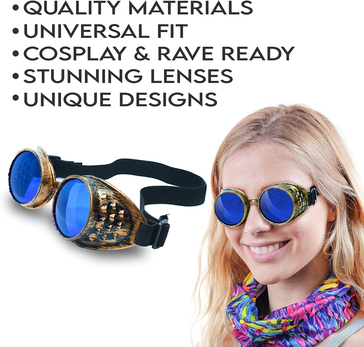 Steampunk Goggles and Kaleidoscope Glasses - SoJourner Bags