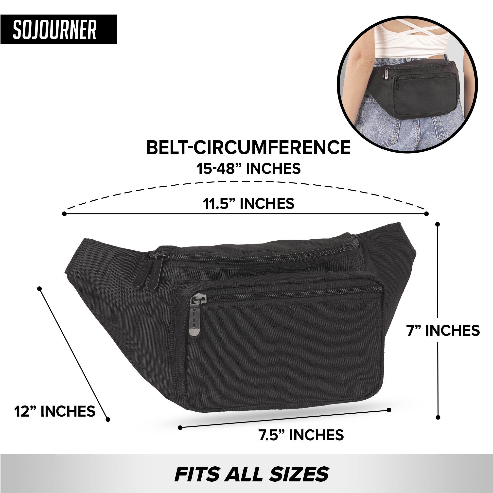 Fanny Pack (Solids) - SoJourner Bags