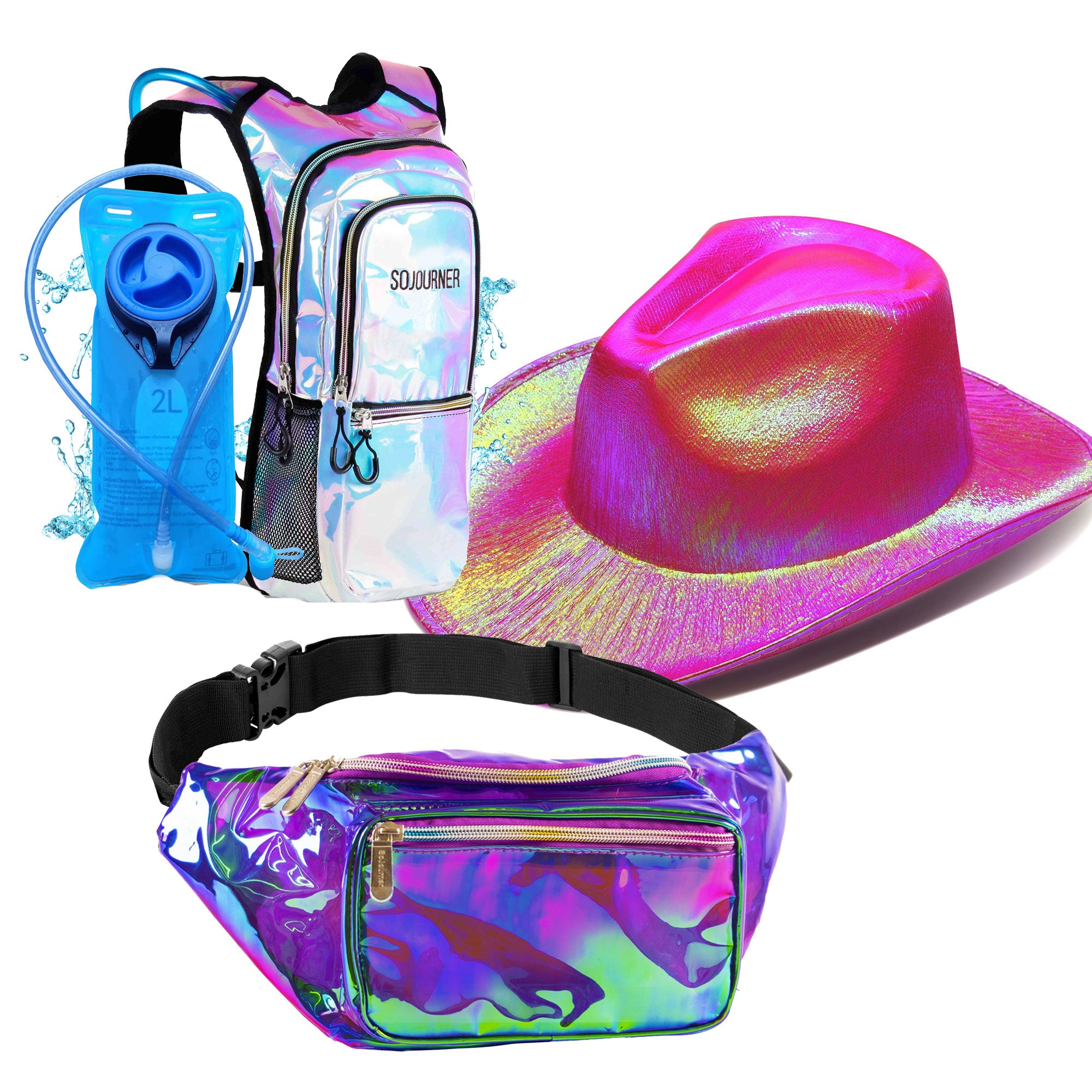 Fanny Pack/Hydro Pack/Hat Combo - SoJourner Bags
