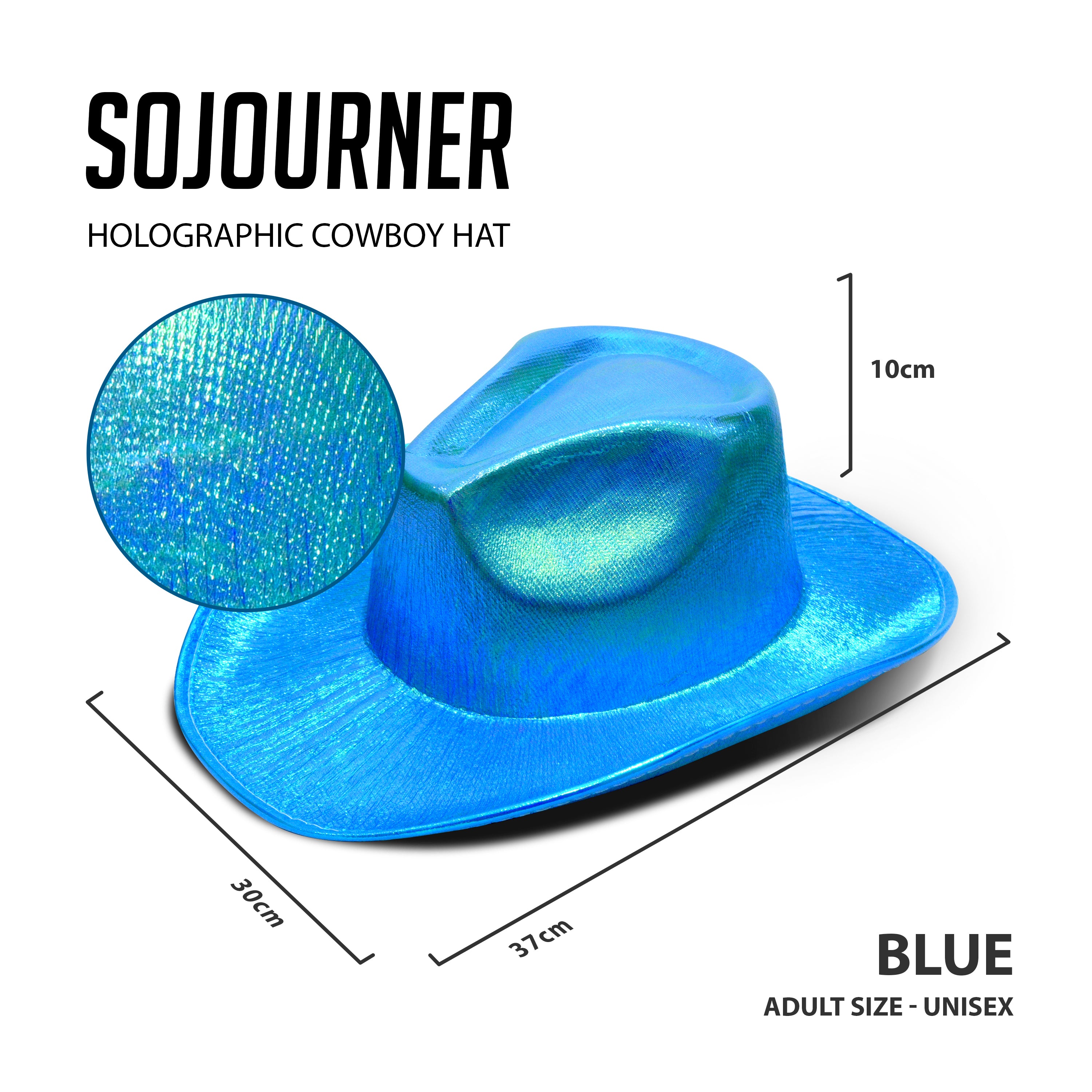 Rave Space Cowboy Hat - SoJourner Bags