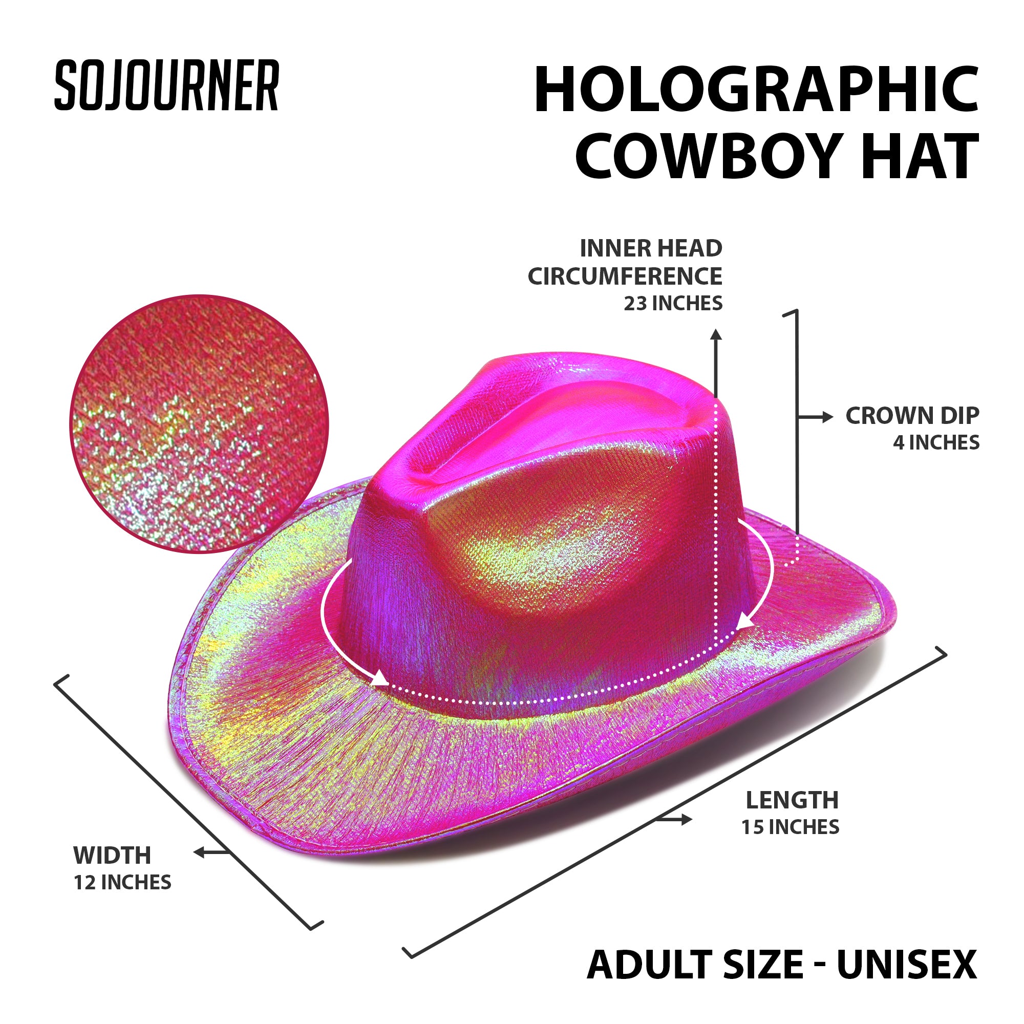 Rave Space Cowboy Hat - SoJourner Bags