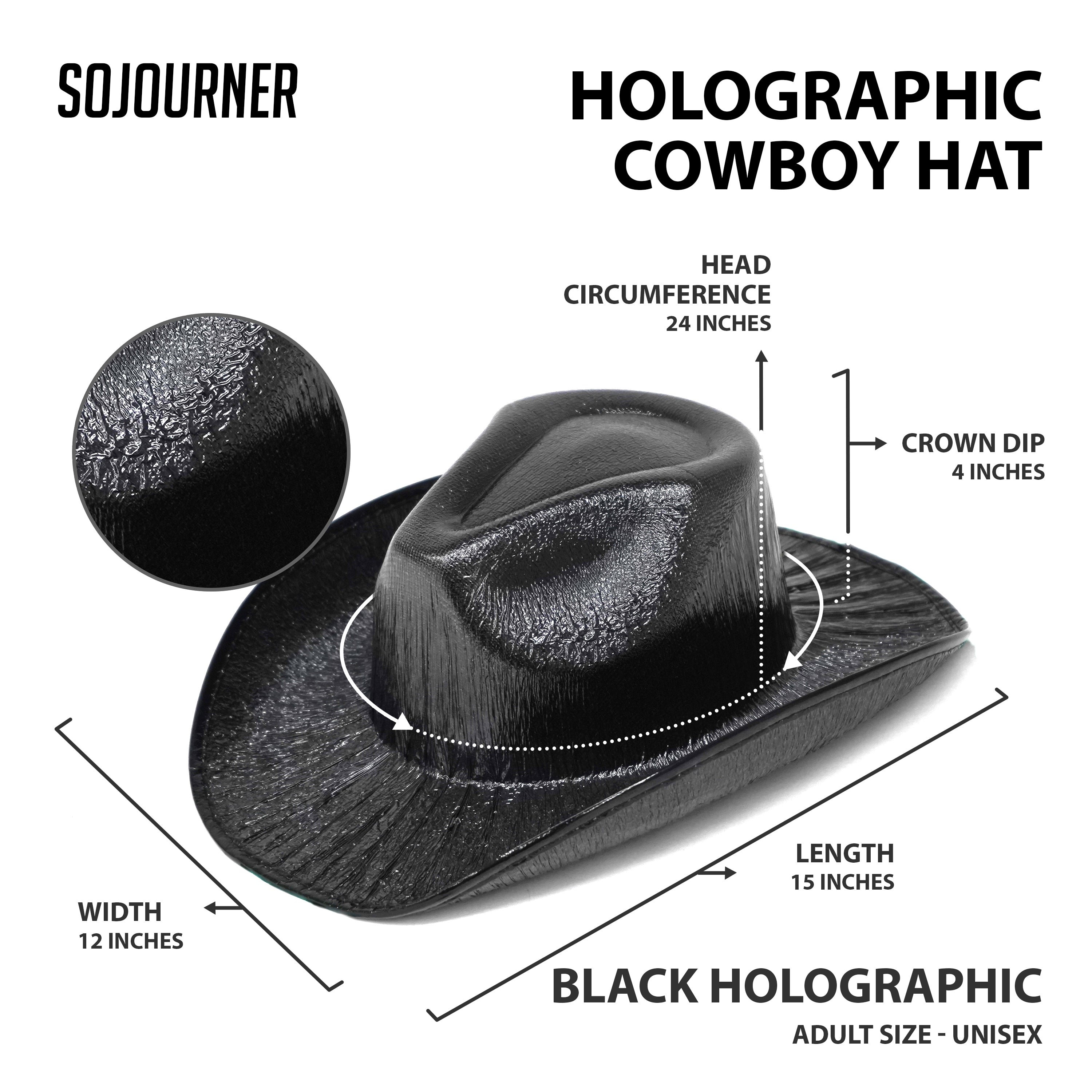 Rave Space Cowboy Hat - SoJourner Bags