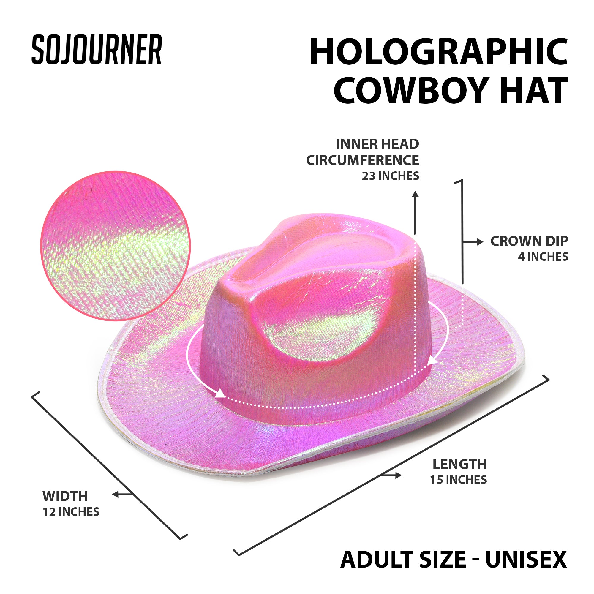 Rave Space Cowboy Hat - SoJourner Bags