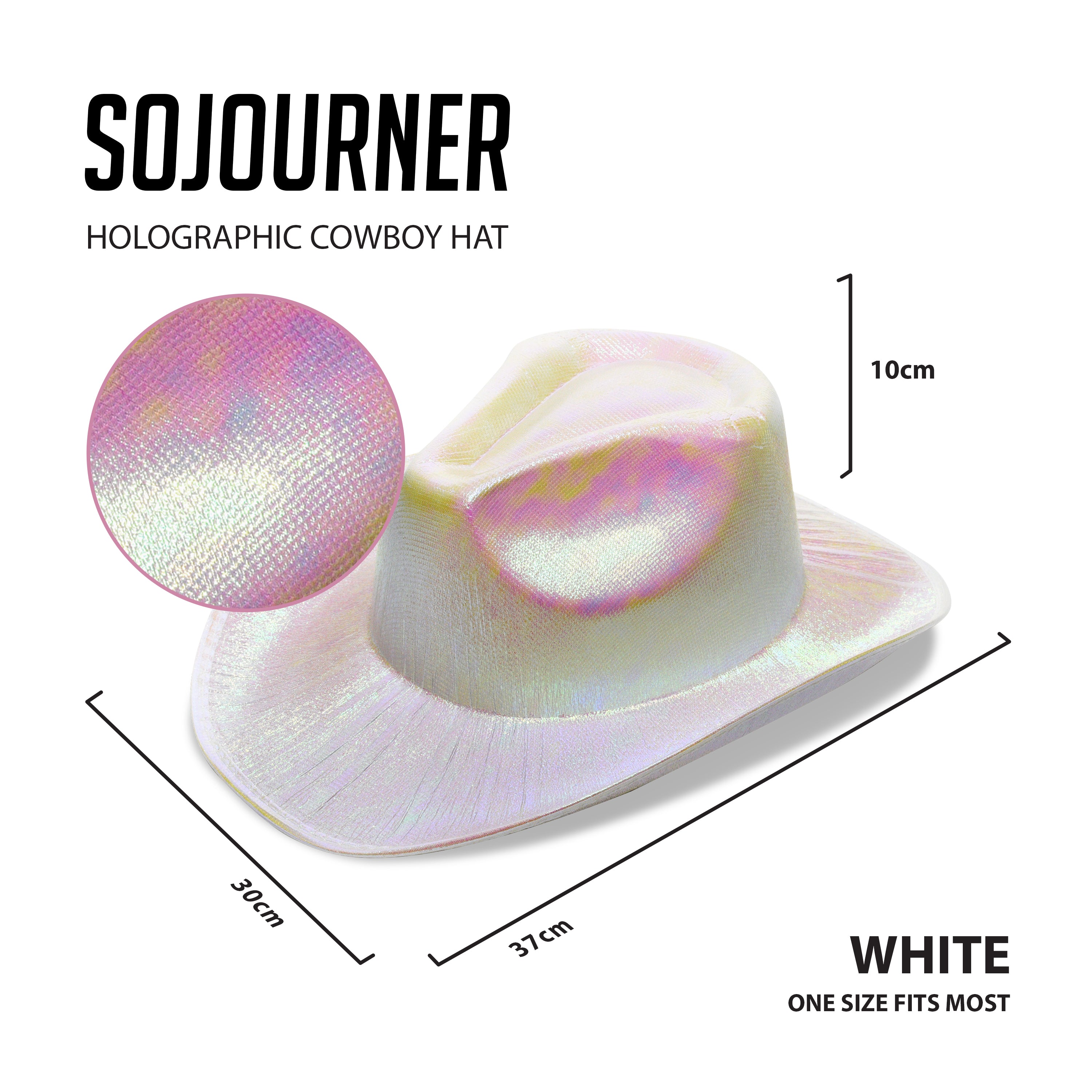Rave Space Cowboy Hat - SoJourner Bags