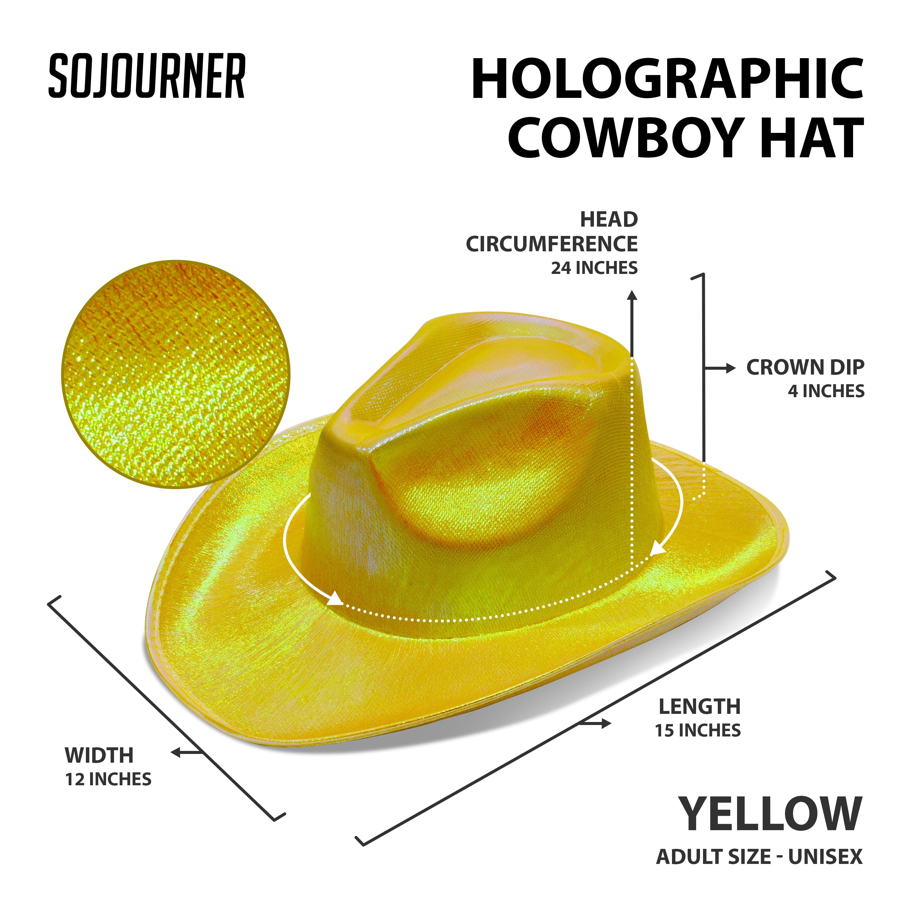 Rave Space Cowboy Hat - SoJourner Bags
