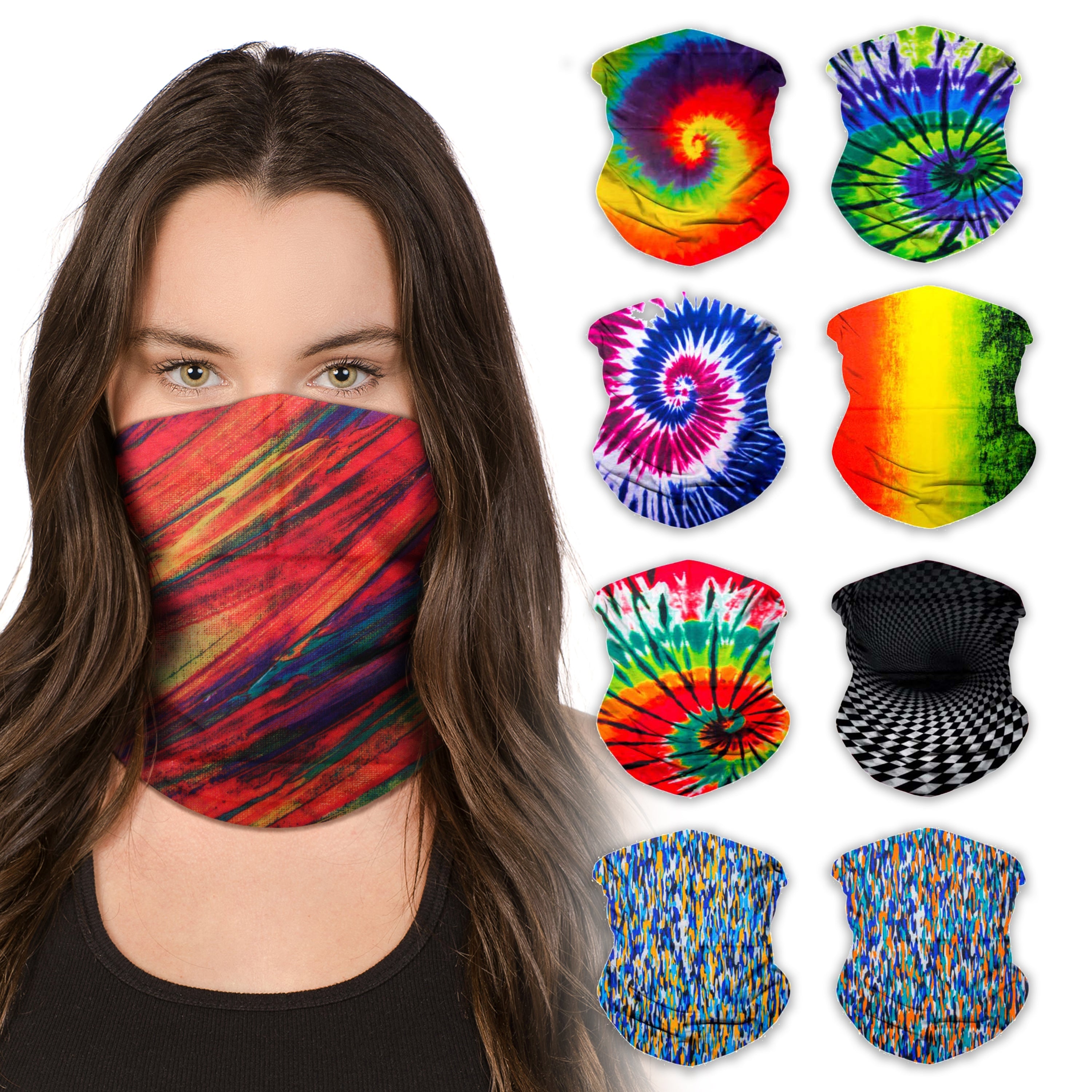 Festival Neck Gaiter (9 Pack) - SoJourner Bags