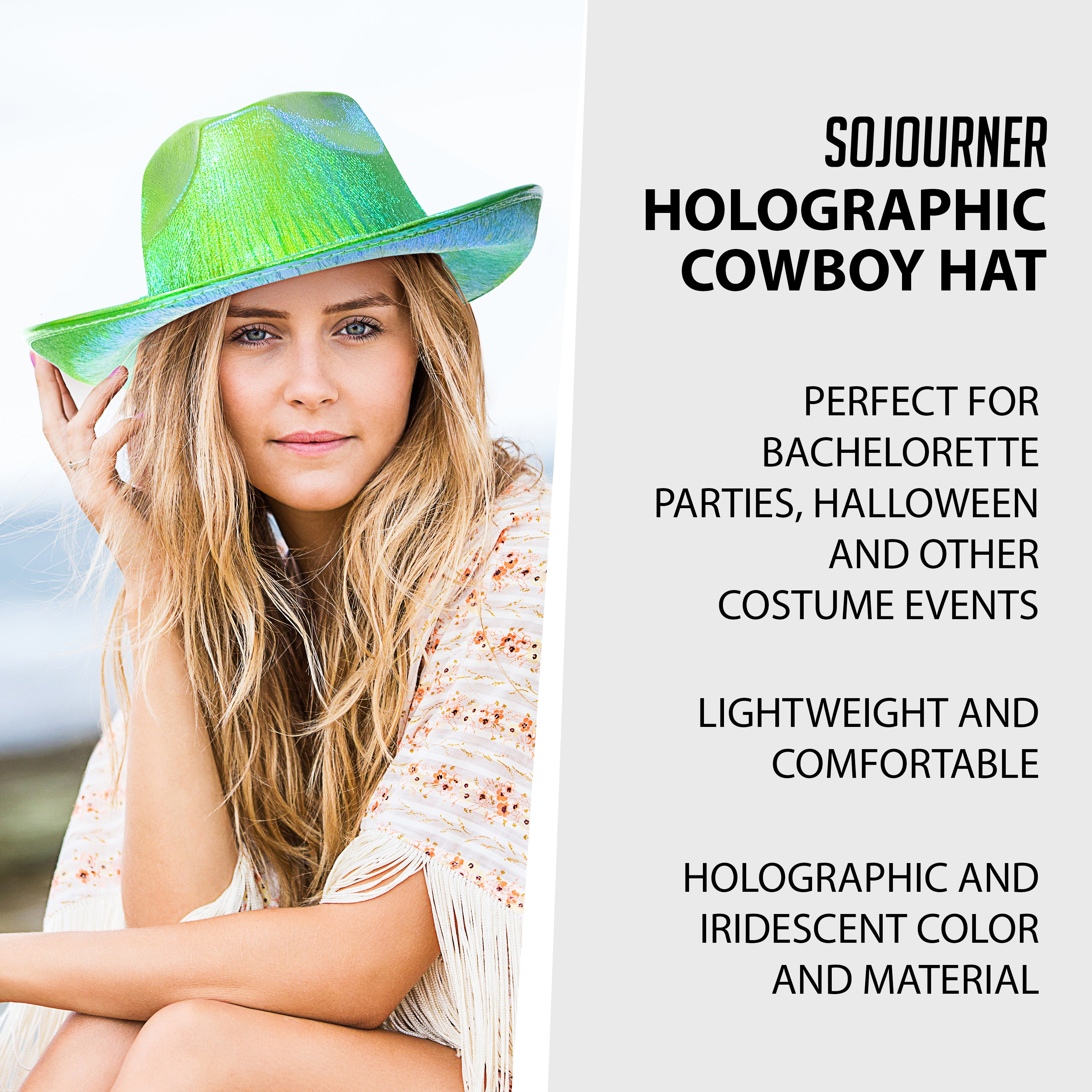 Rave Space Cowboy Hat - SoJourner Bags