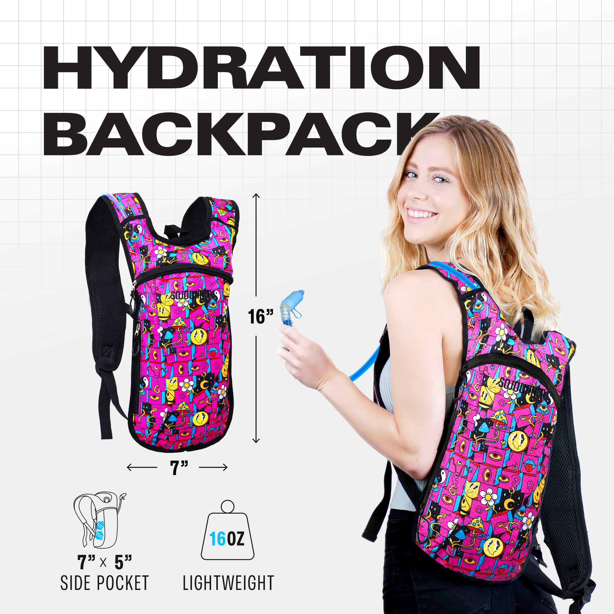 Hydration Pack Backpack (Small) - SoJourner Bags