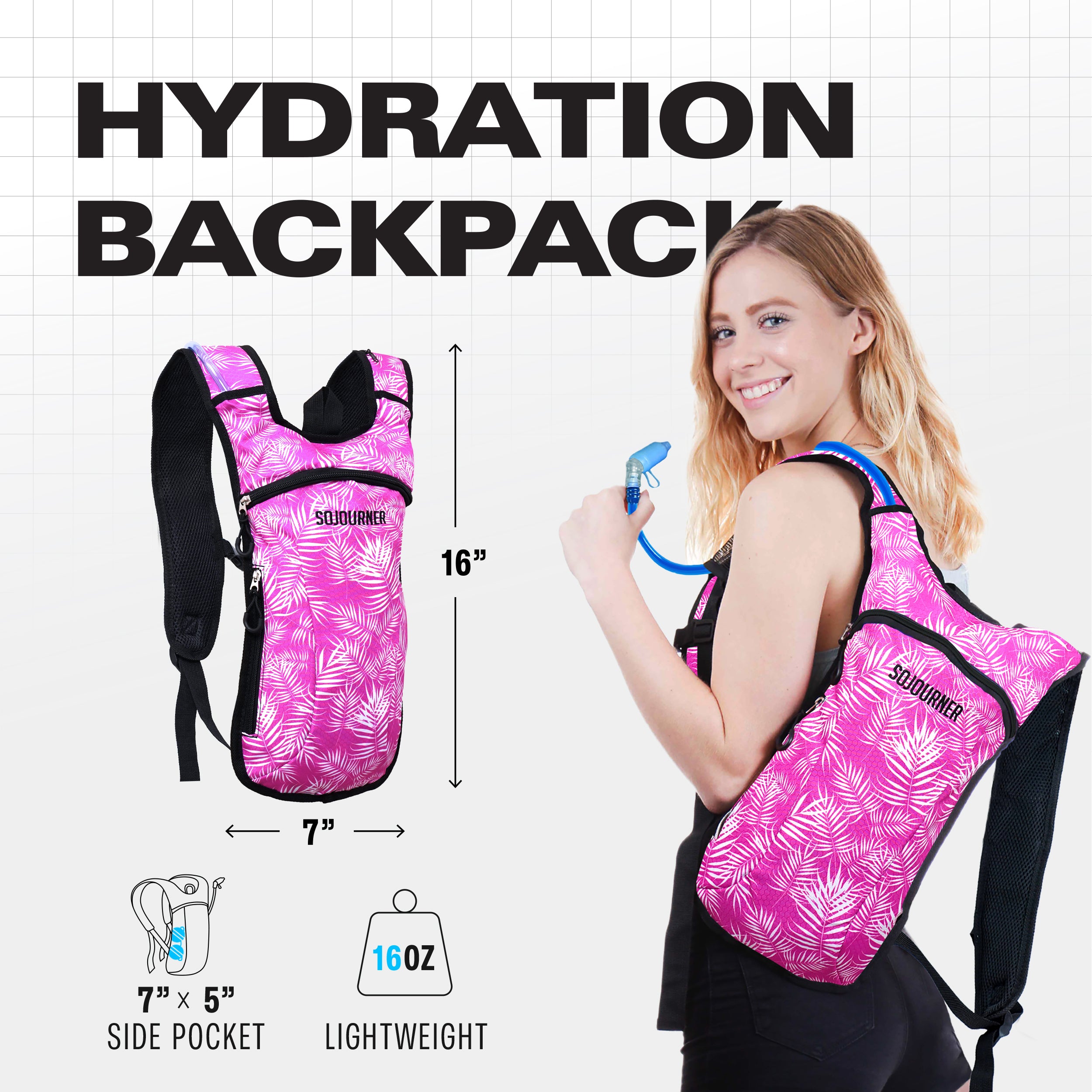 Hydration Pack Backpack (Small) - SoJourner Bags
