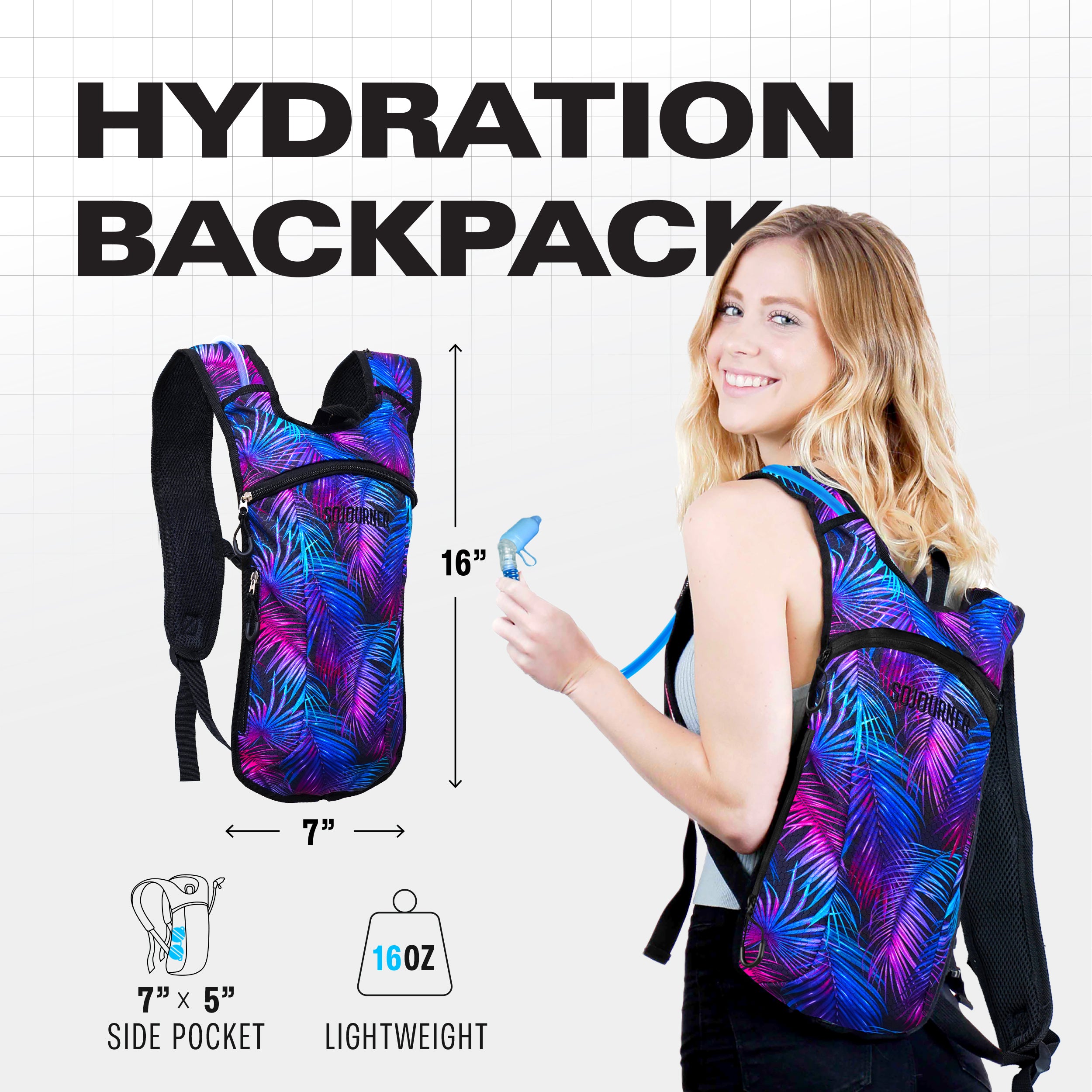 Hydration Pack Backpack (Small) - SoJourner Bags