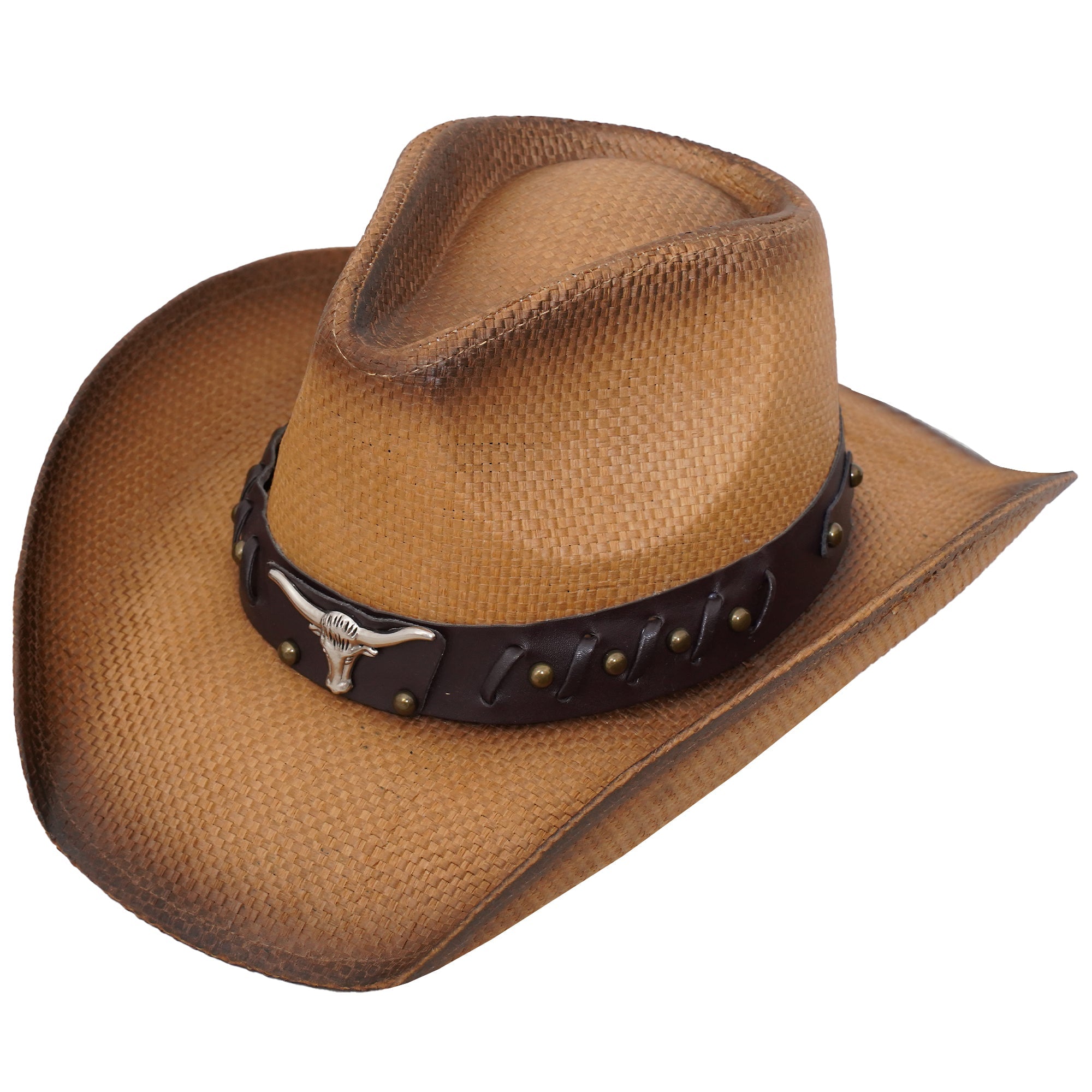 Men & Women's Cowboy Cowgirl Hat - Western Hats for Women, Adjustable Cowboy Hat Men with Wide Brim - SoJourner Bags