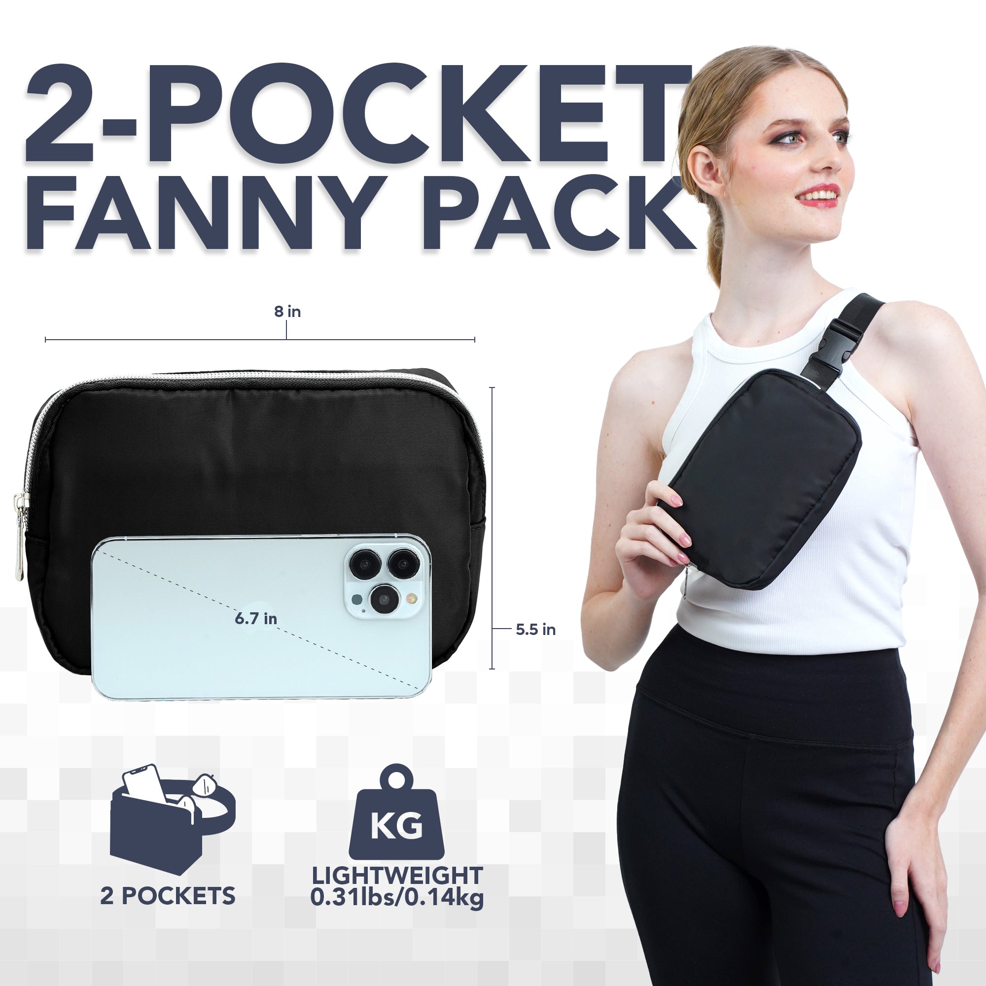 Fanny Pack (1 Pocket) - SoJourner Bags