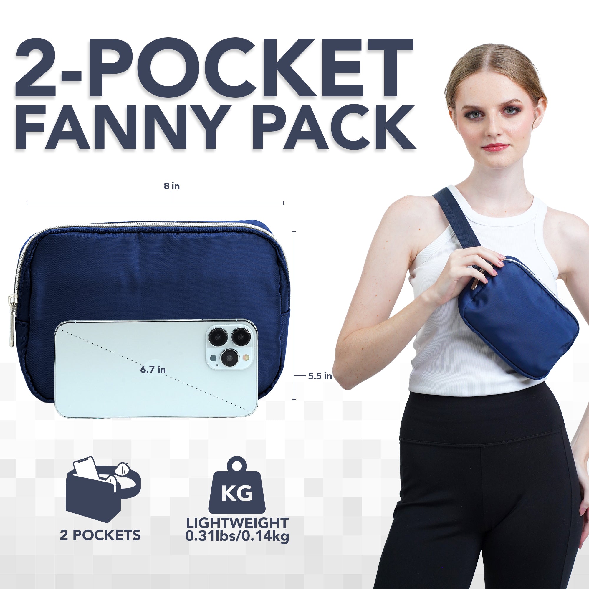 Fanny Pack (1 Pocket) - SoJourner Bags