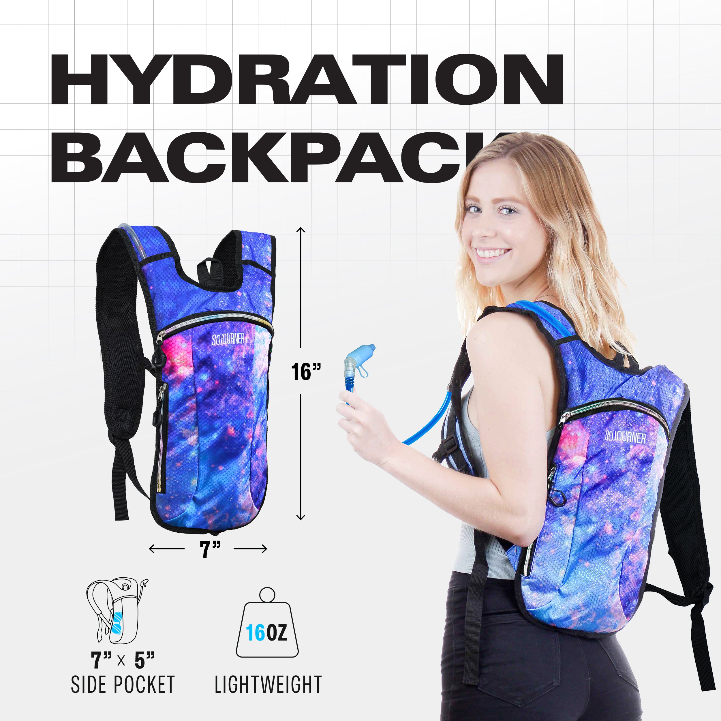 Hydration Pack Backpack (Small) - SoJourner Bags