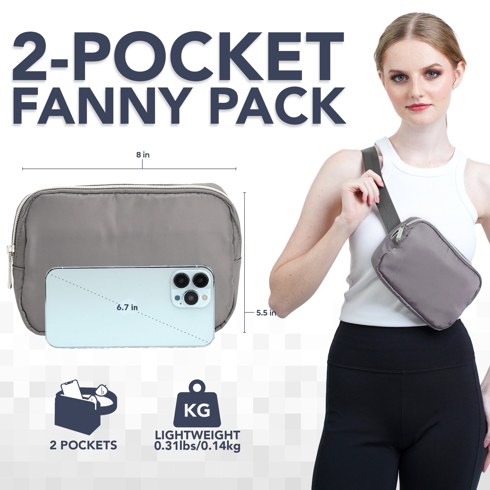 Fanny Pack (1 Pocket) - SoJourner Bags