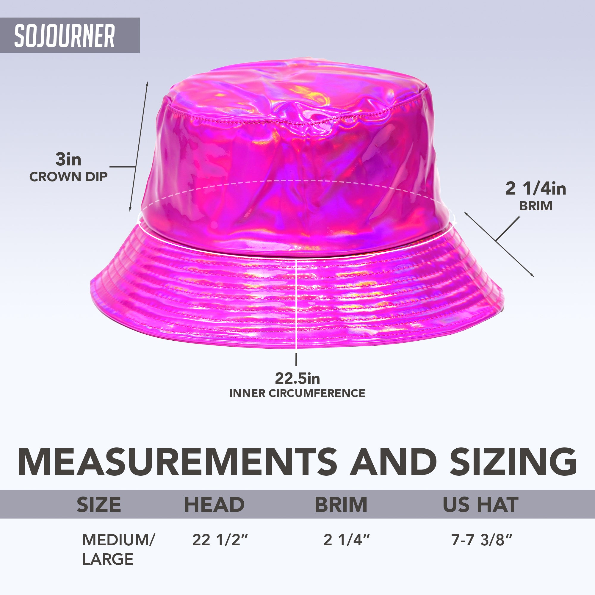 Rave Bucket Hat - SoJourner Bags