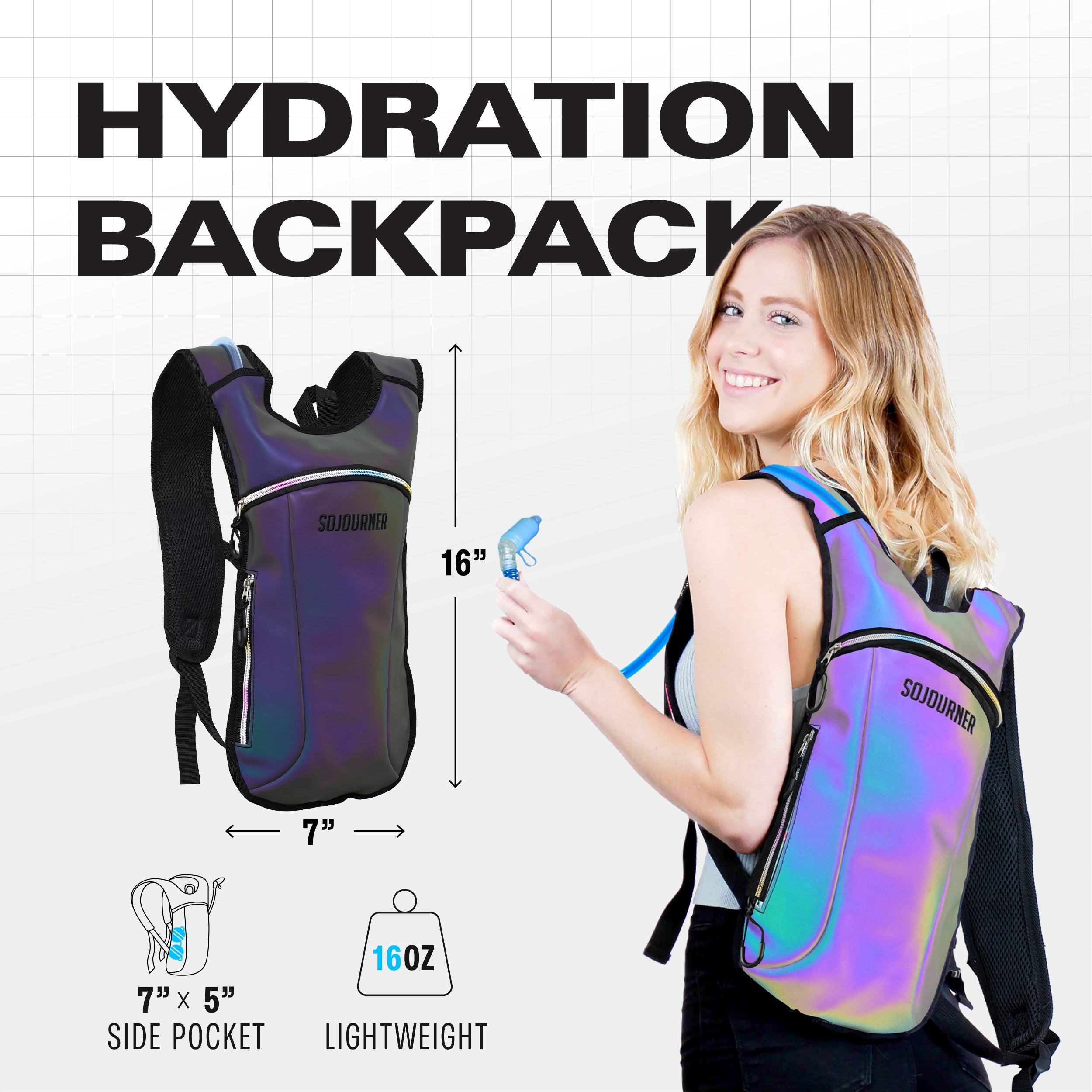 Hydration Pack Backpack (Small) - SoJourner Bags