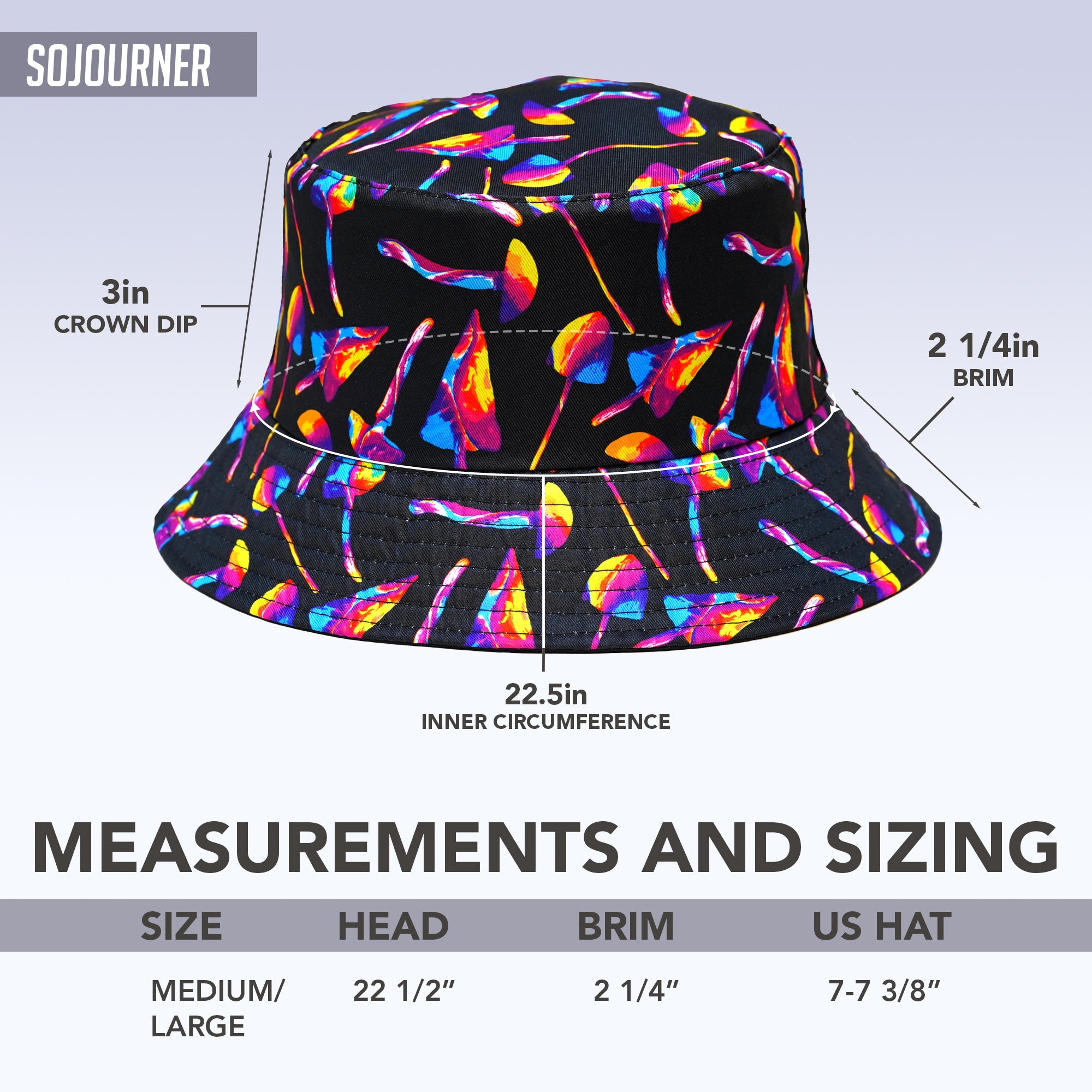 Rave Bucket Hat - SoJourner Bags