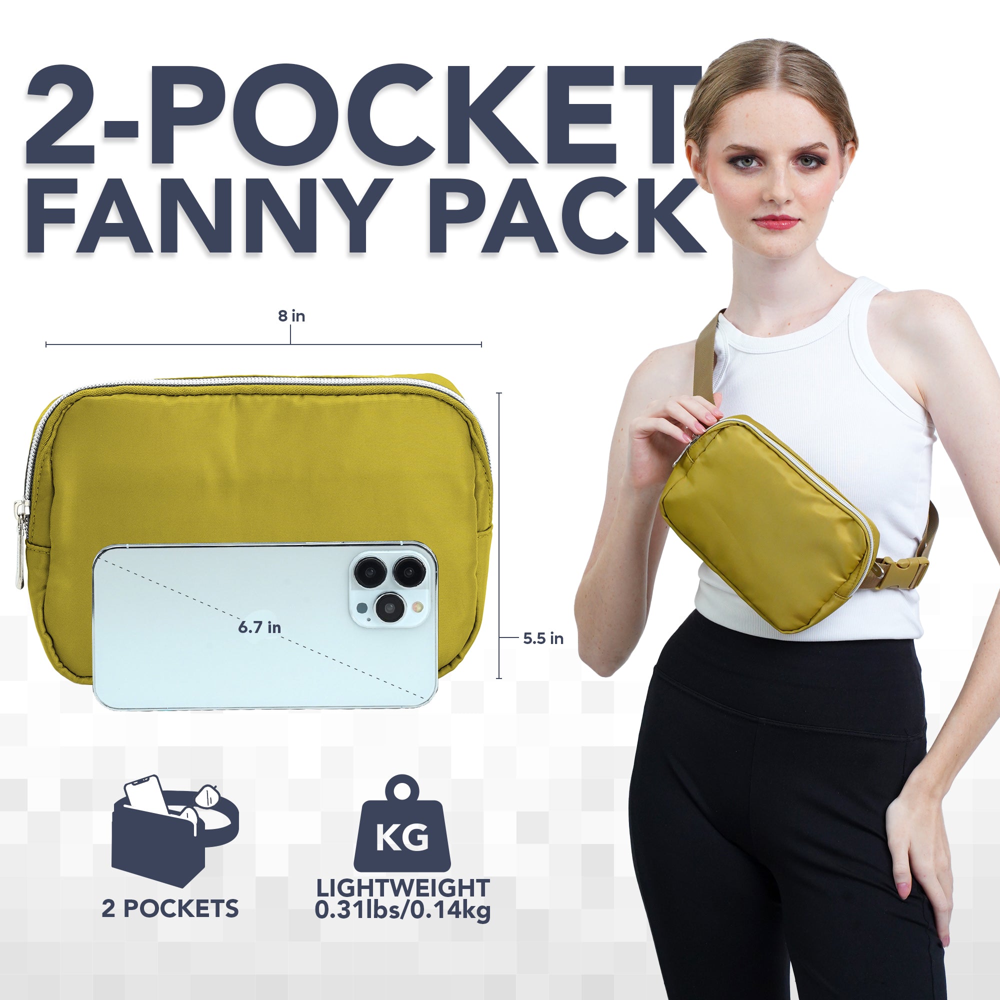 Fanny Pack (1 Pocket) - SoJourner Bags
