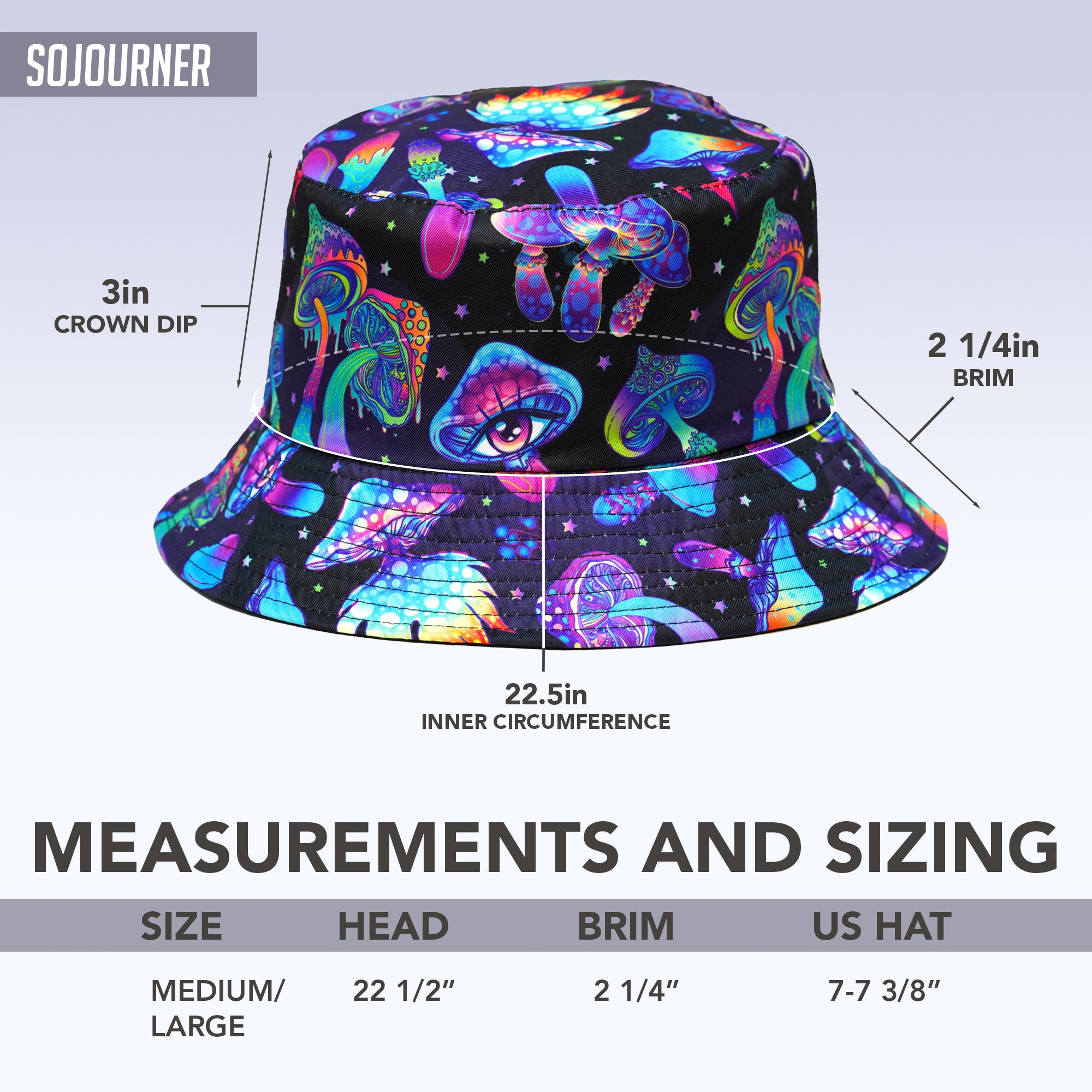 Rave Bucket Hat - SoJourner Bags
