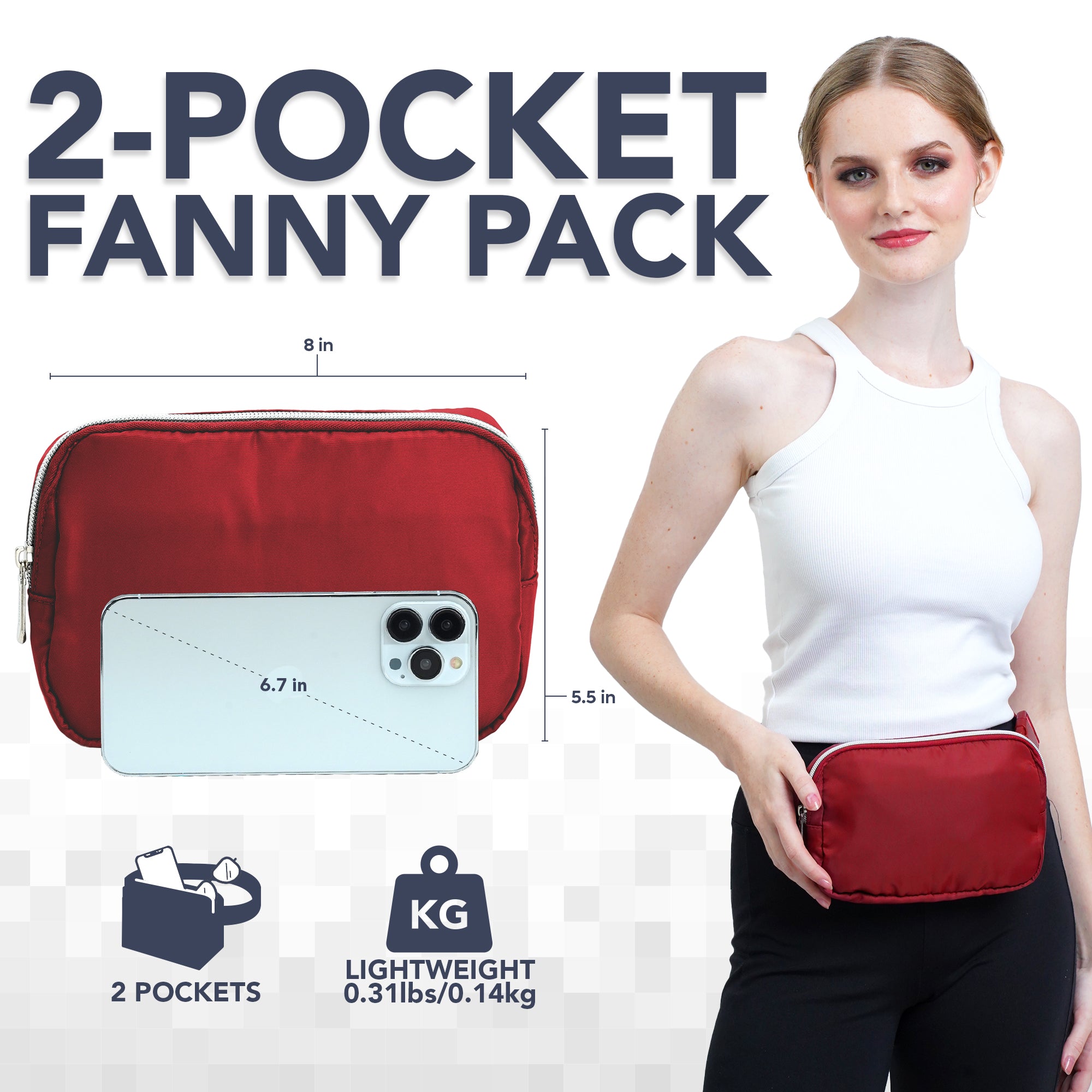 Fanny Pack (1 Pocket) - SoJourner Bags