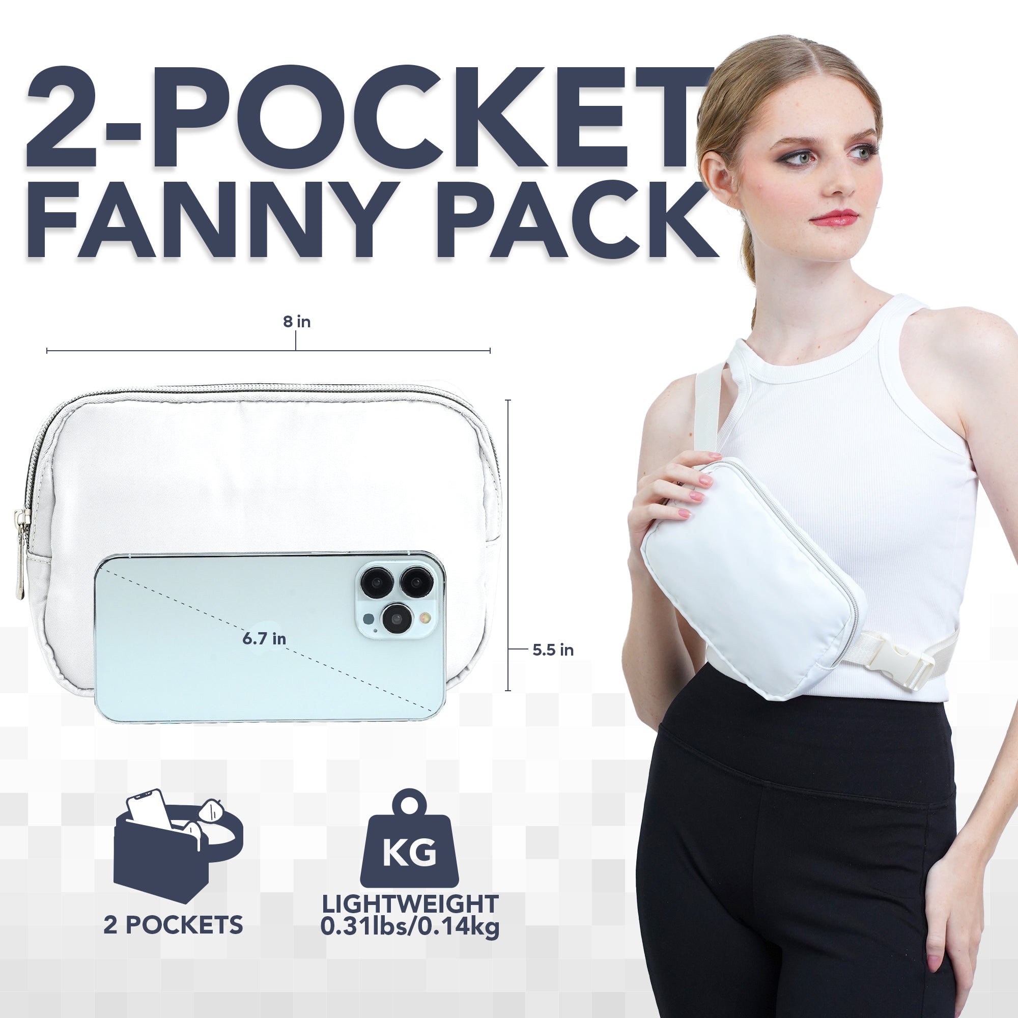 Fanny Pack (1 Pocket) - SoJourner Bags