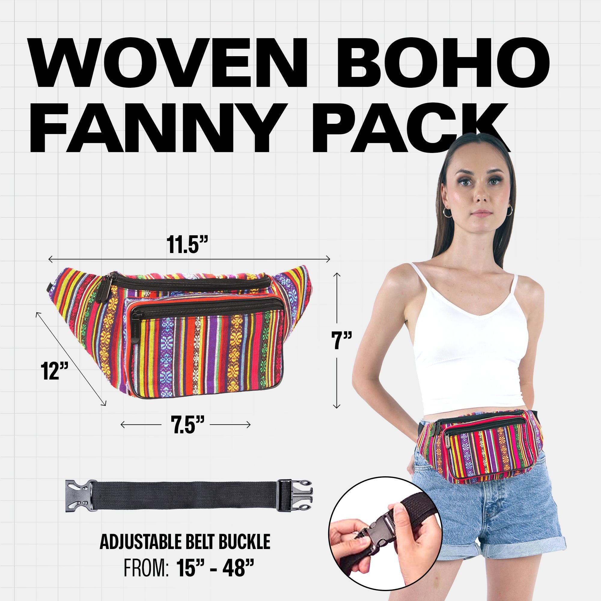 Fanny Pack (Solids) - SoJourner Bags