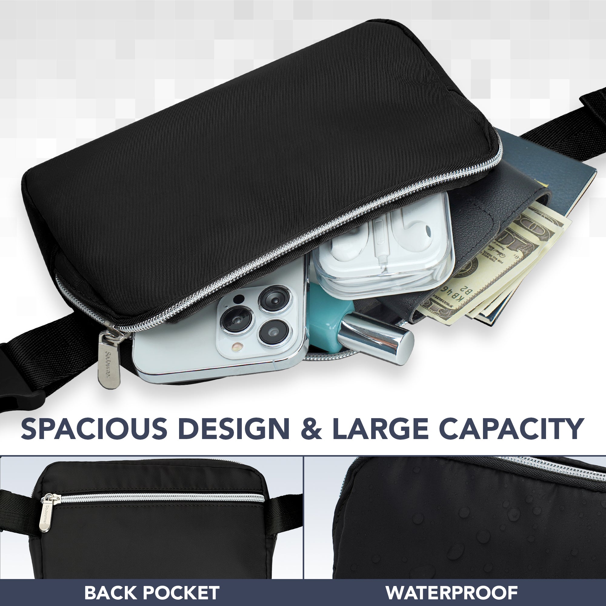 Fanny Pack (1 Pocket) - SoJourner Bags