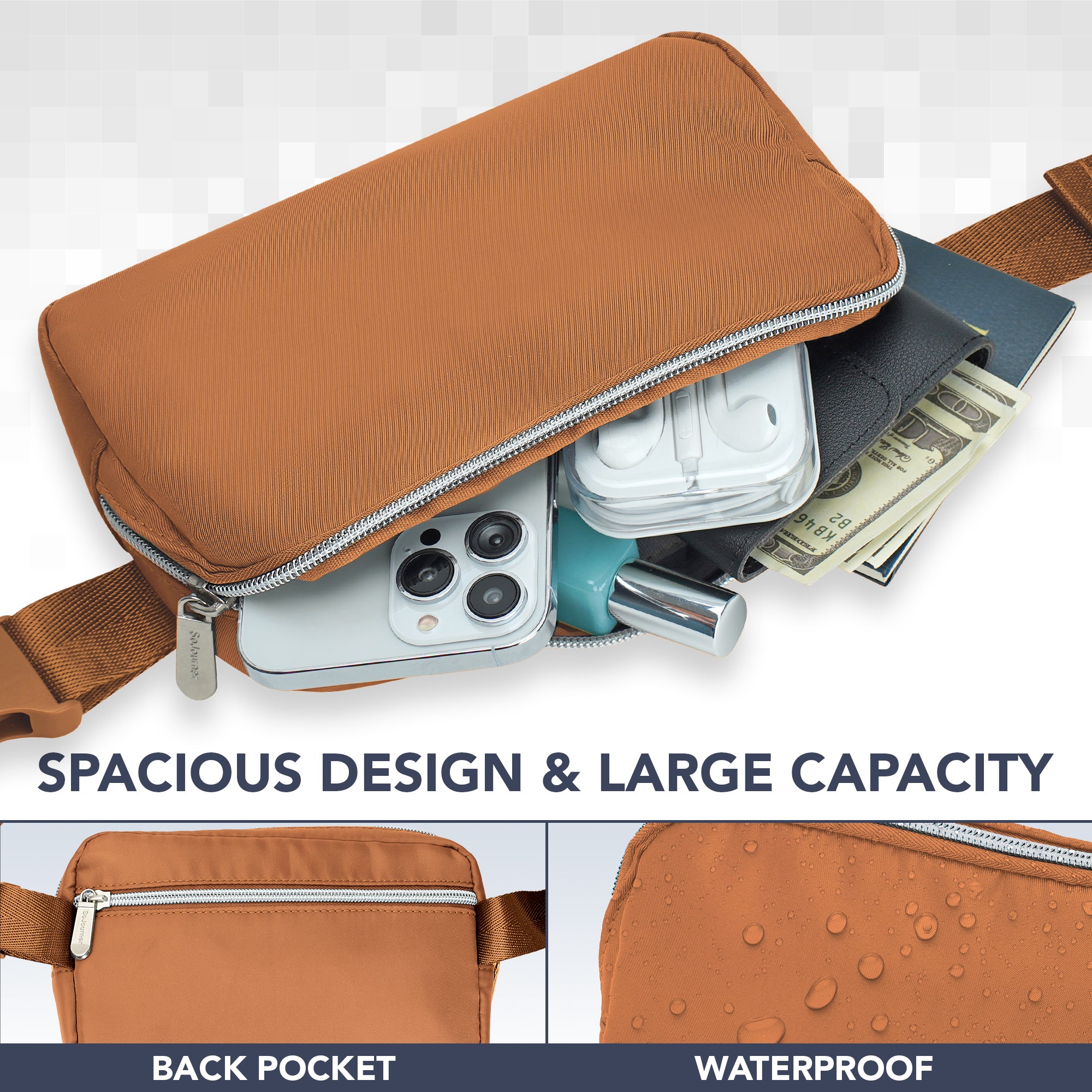 Fanny Pack (1 Pocket) - SoJourner Bags