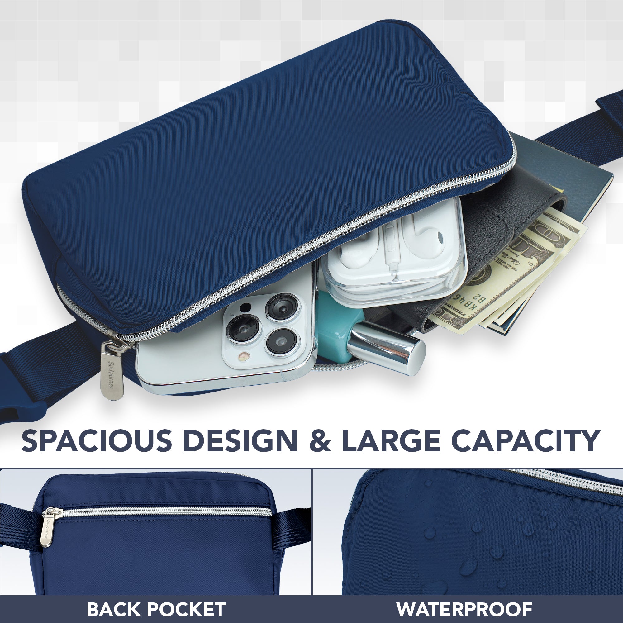 Fanny Pack (1 Pocket) - SoJourner Bags