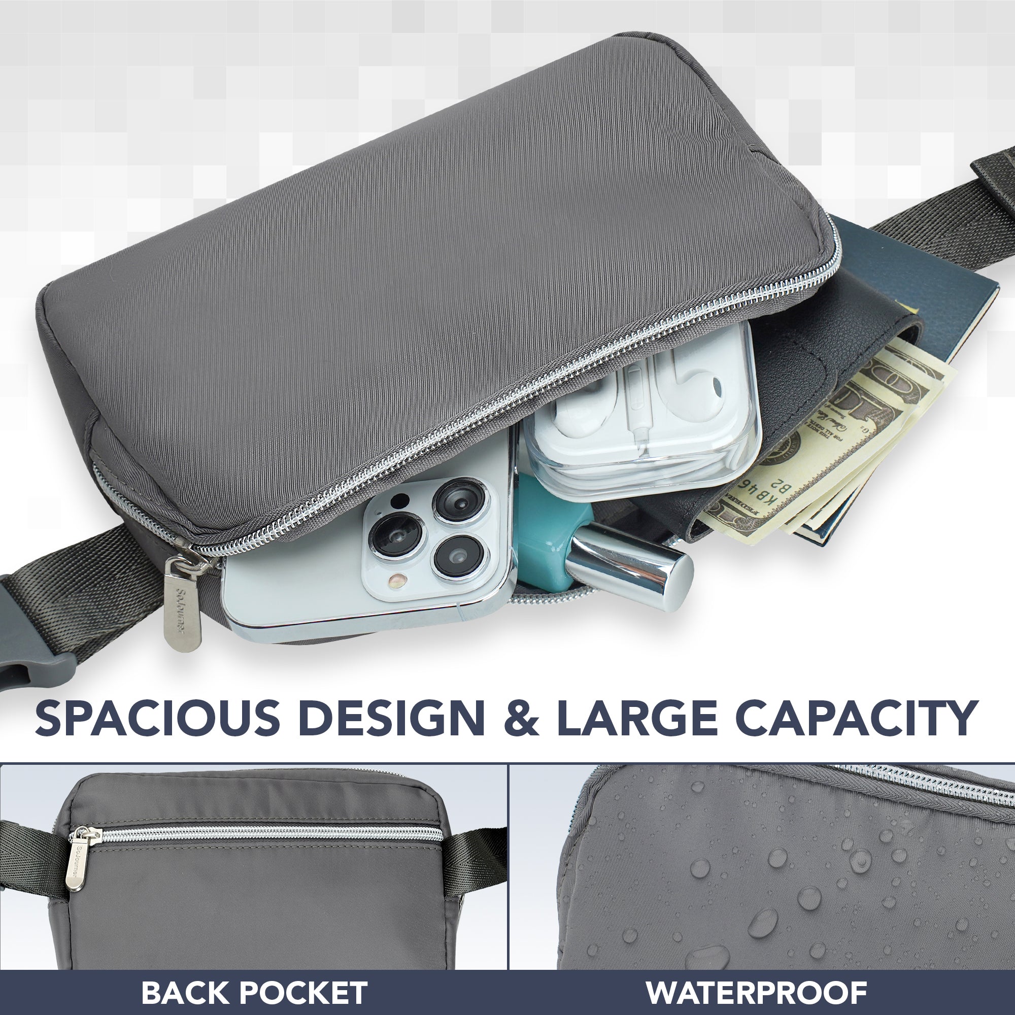 Fanny Pack (1 Pocket) - SoJourner Bags