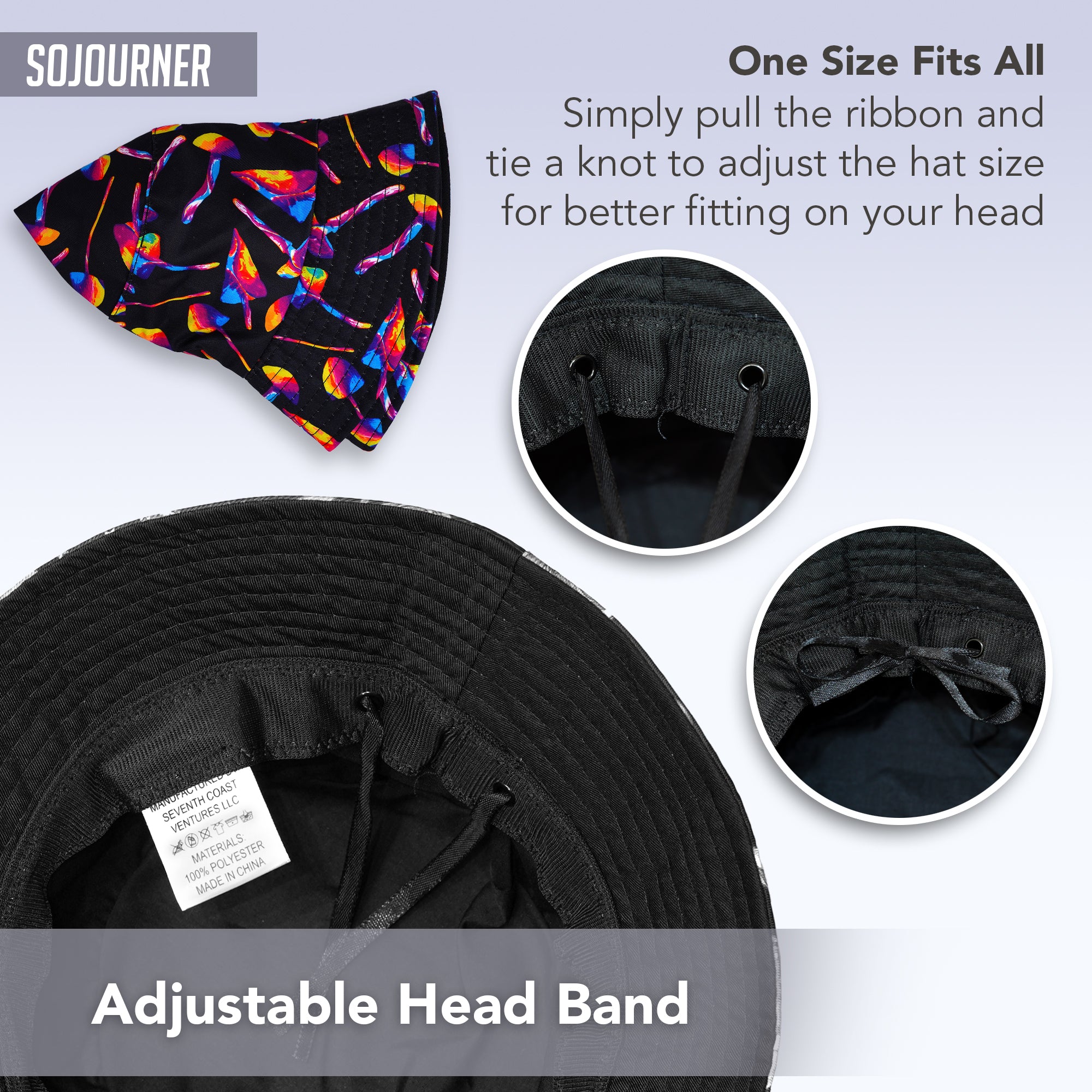 Rave Bucket Hat - SoJourner Bags