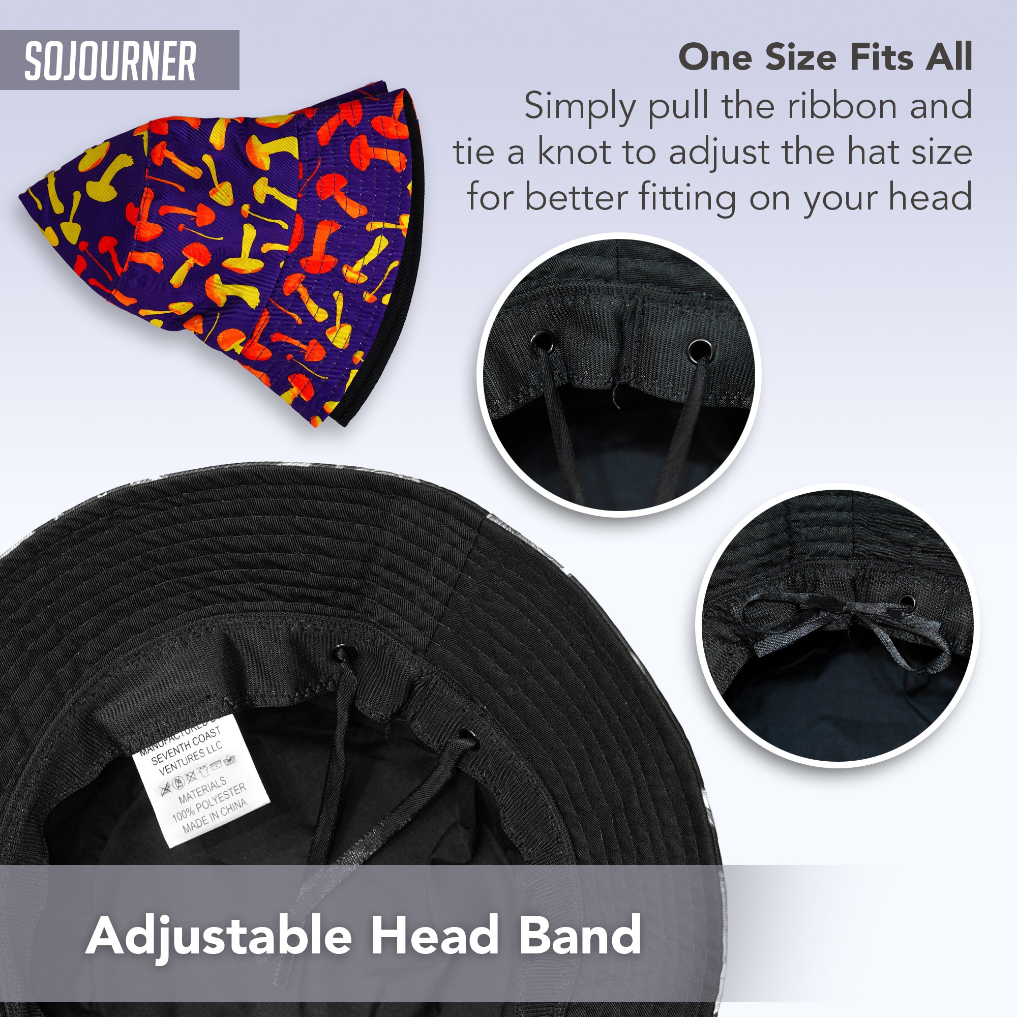 Rave Bucket Hat - SoJourner Bags