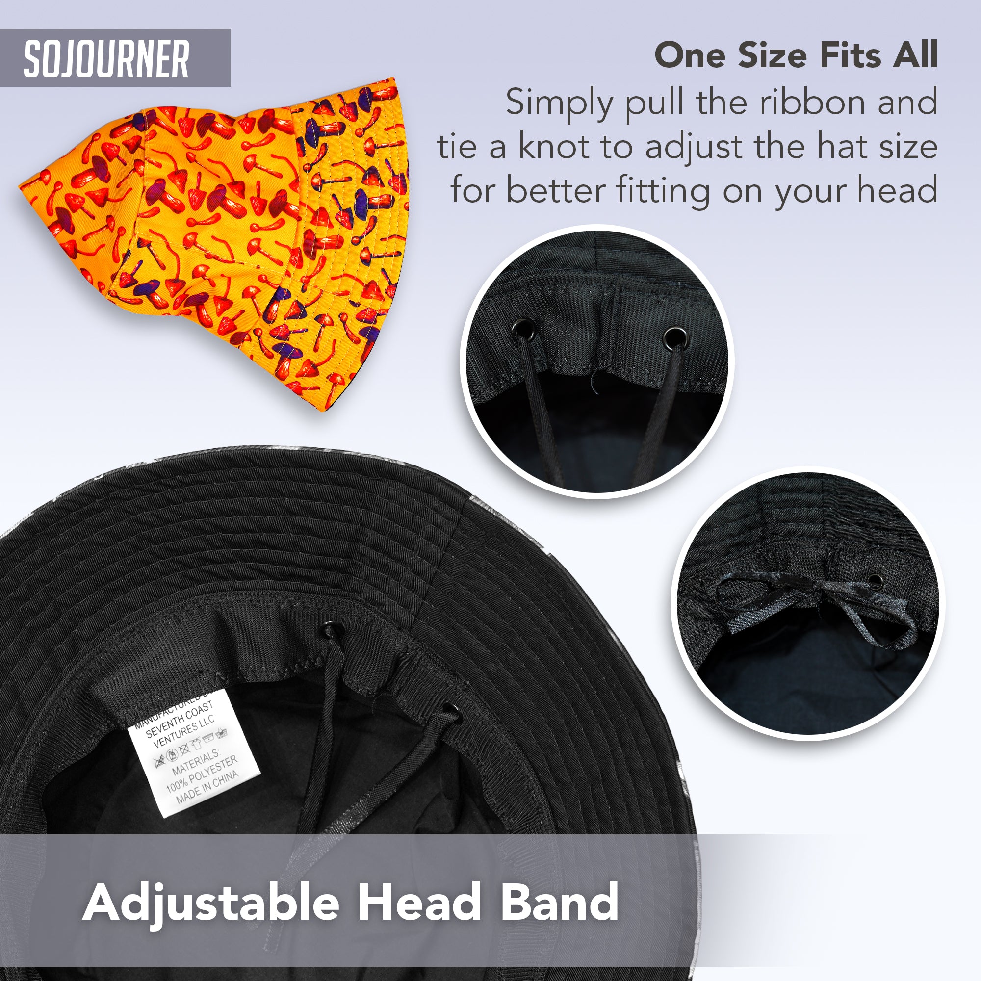 Rave Bucket Hat - SoJourner Bags