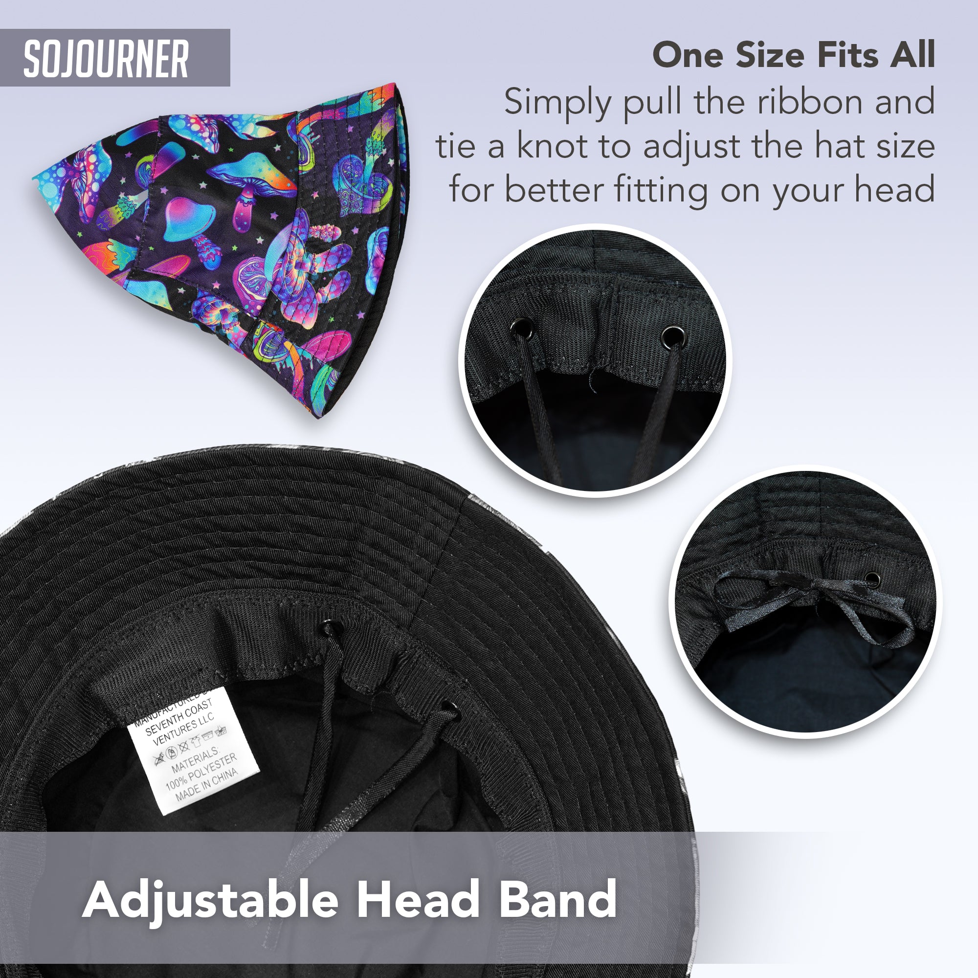 Rave Bucket Hat - SoJourner Bags