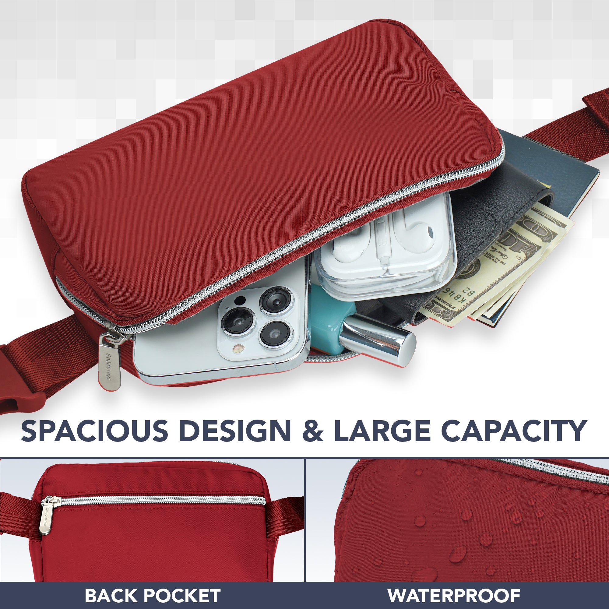 Fanny Pack (1 Pocket) - SoJourner Bags