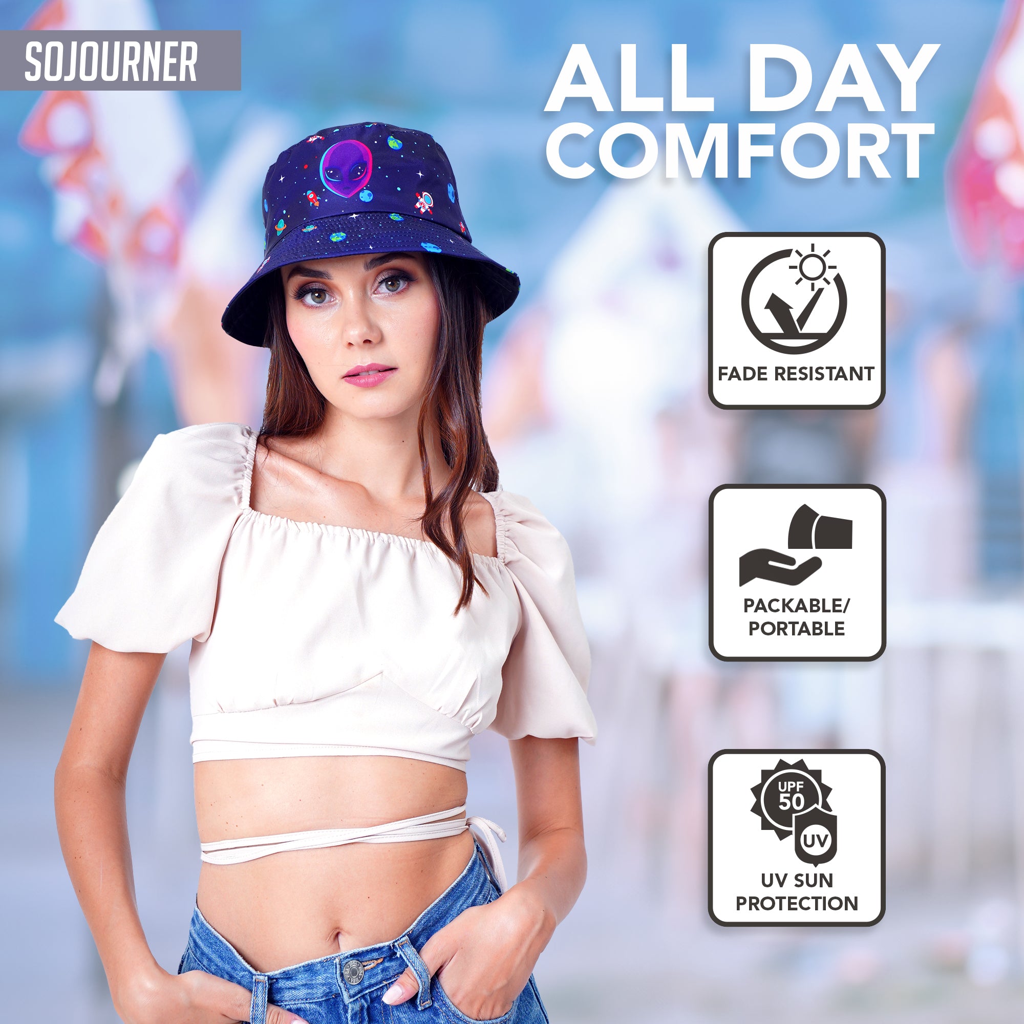 Rave Bucket Hat - SoJourner Bags