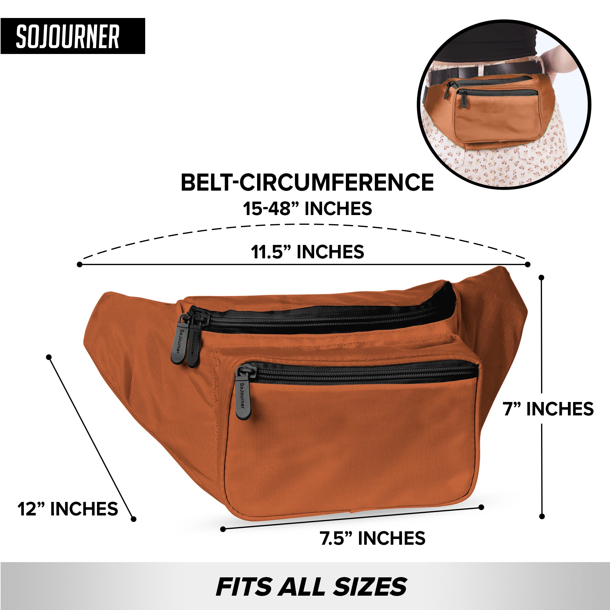Fanny Pack (Solids) - SoJourner Bags