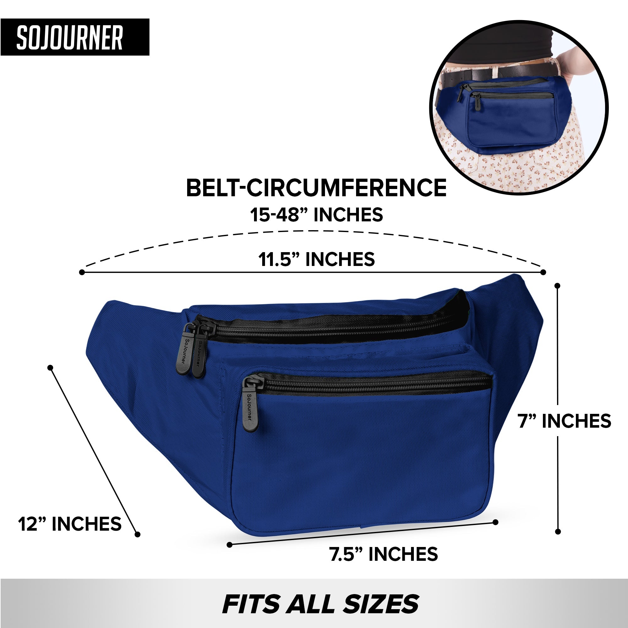 Fanny Pack (Solids) - SoJourner Bags