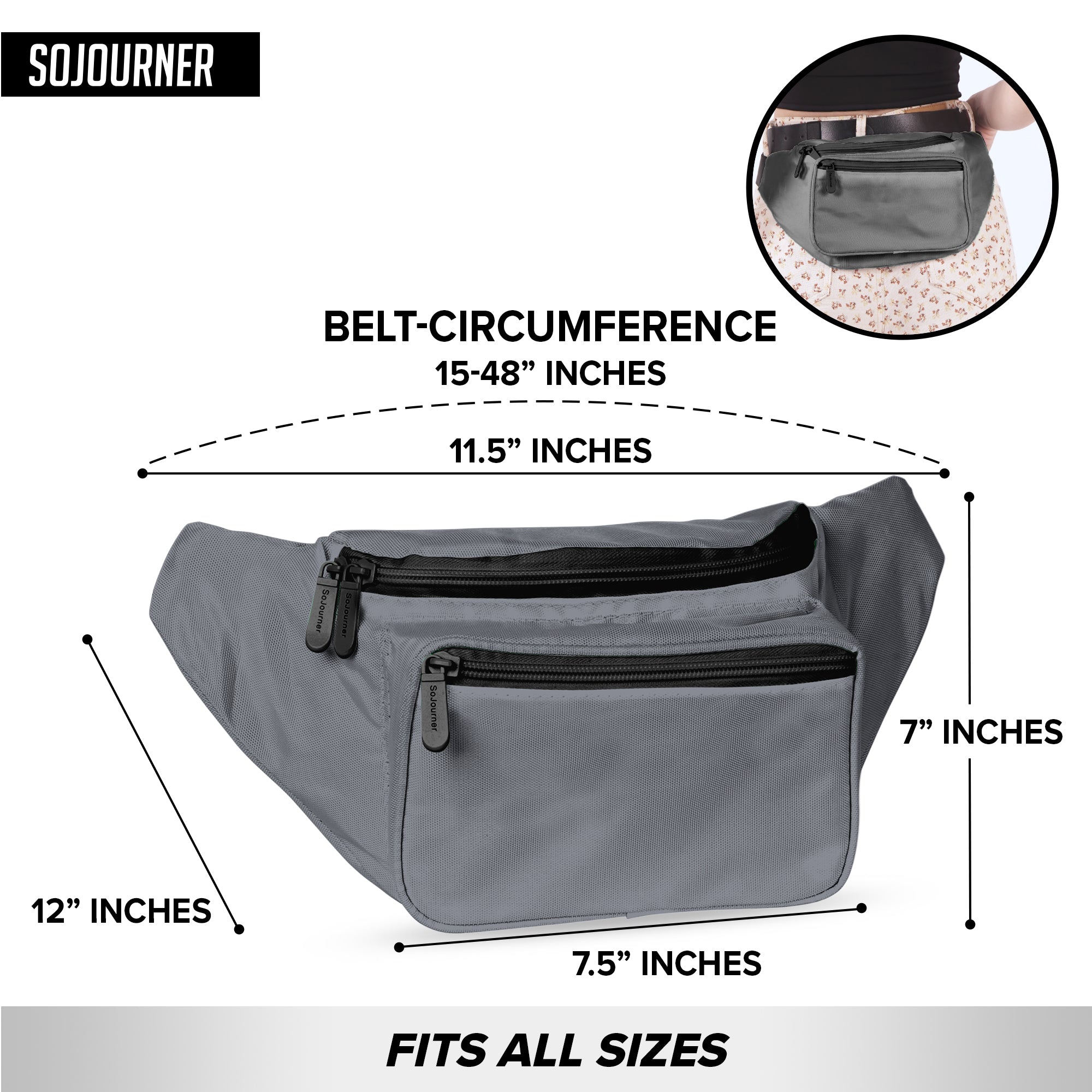 Fanny Pack (Solids) - SoJourner Bags