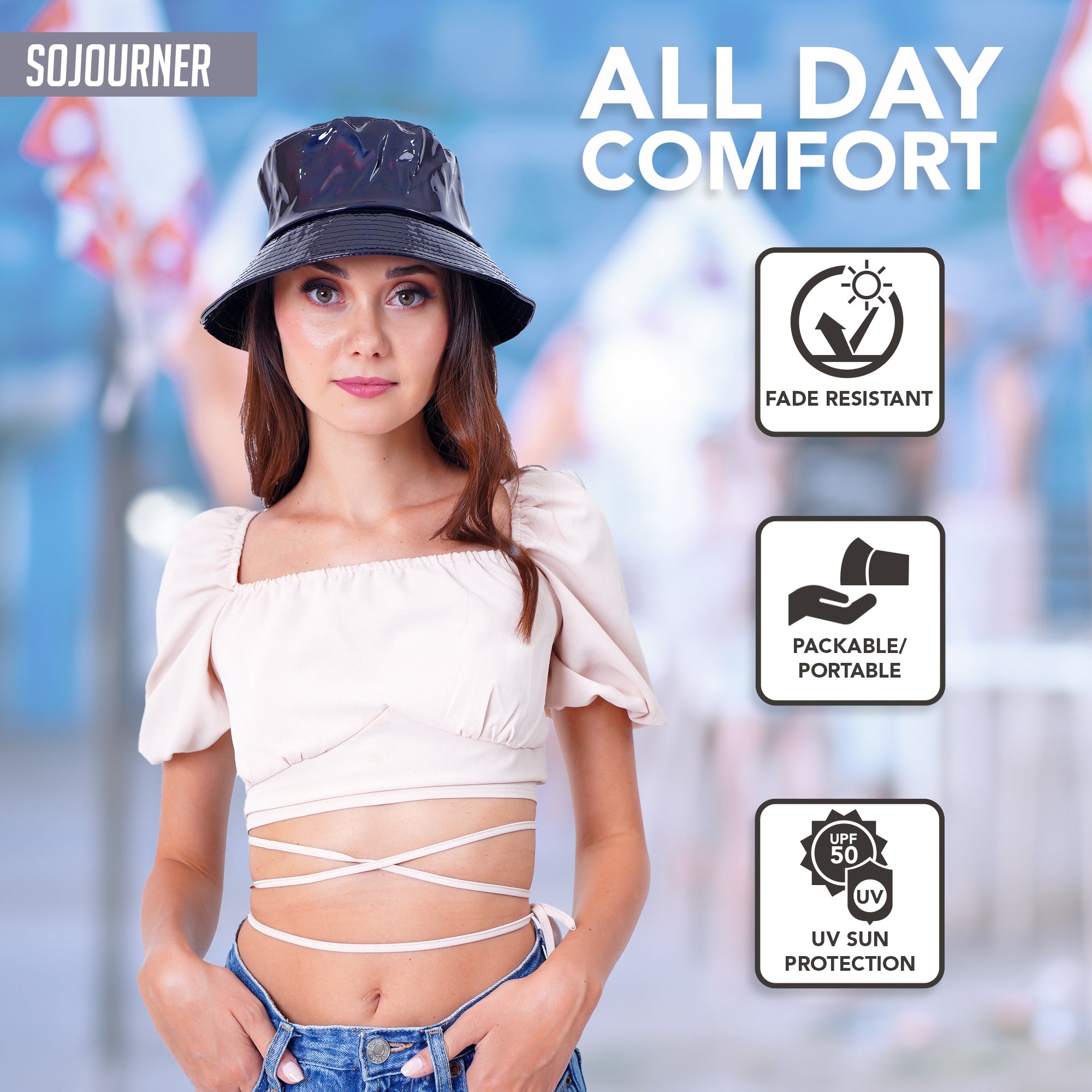 Rave Bucket Hat - SoJourner Bags