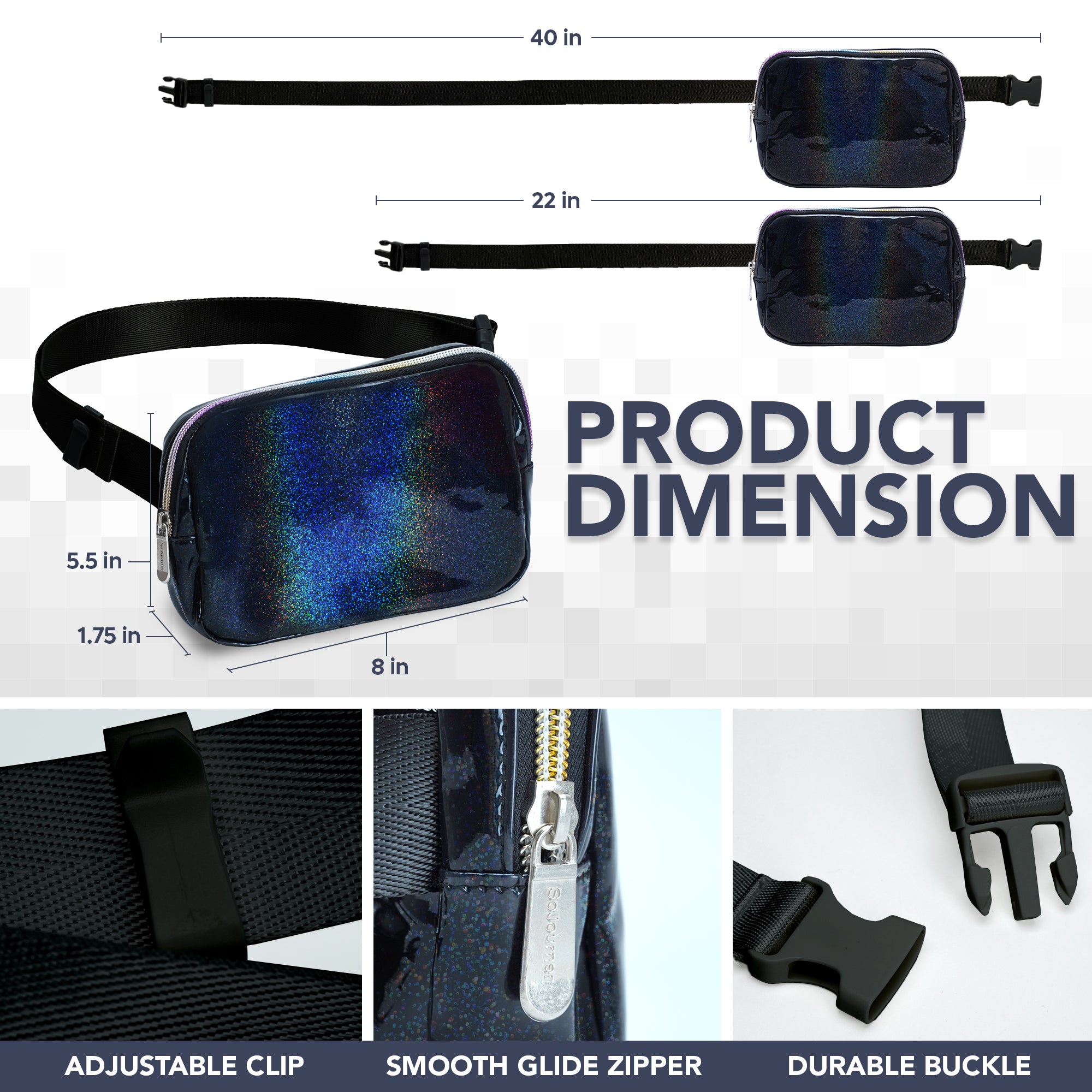 Fanny Pack (1 Pocket) - SoJourner Bags