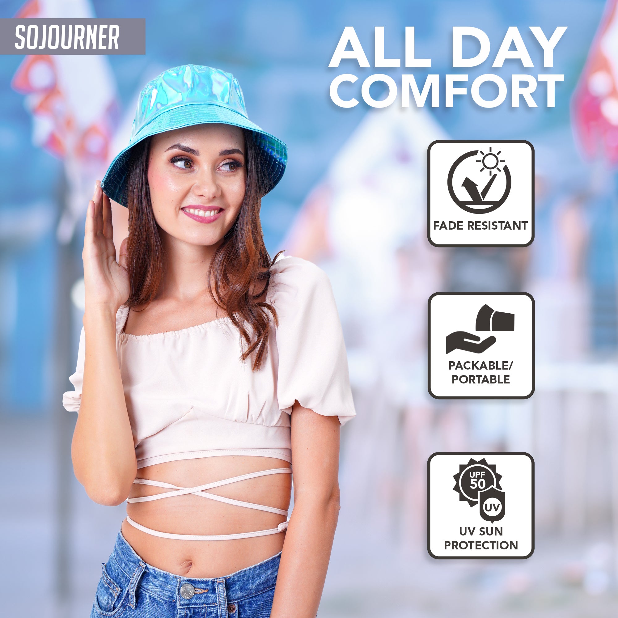 Rave Bucket Hat - SoJourner Bags