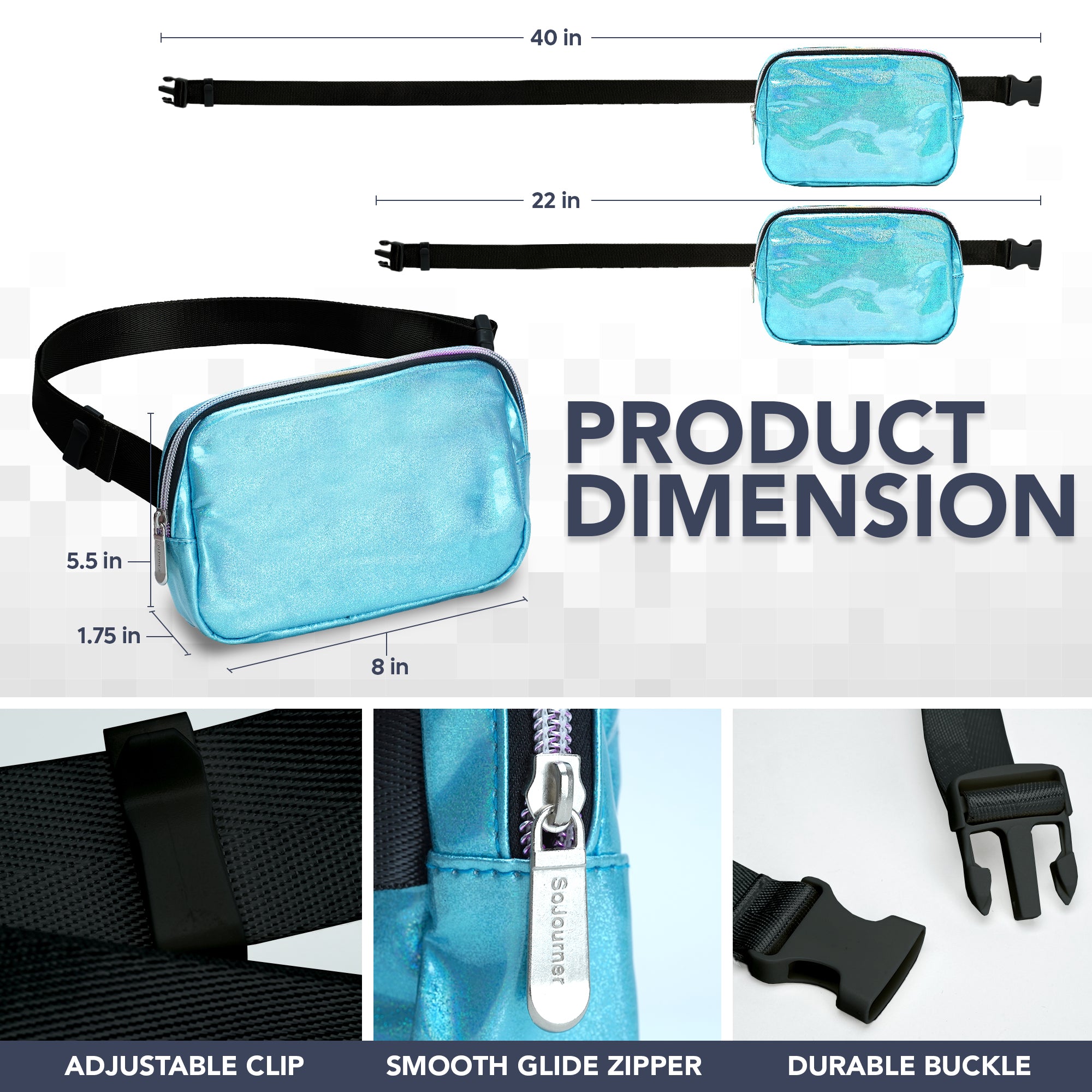 Fanny Pack (1 Pocket) - SoJourner Bags