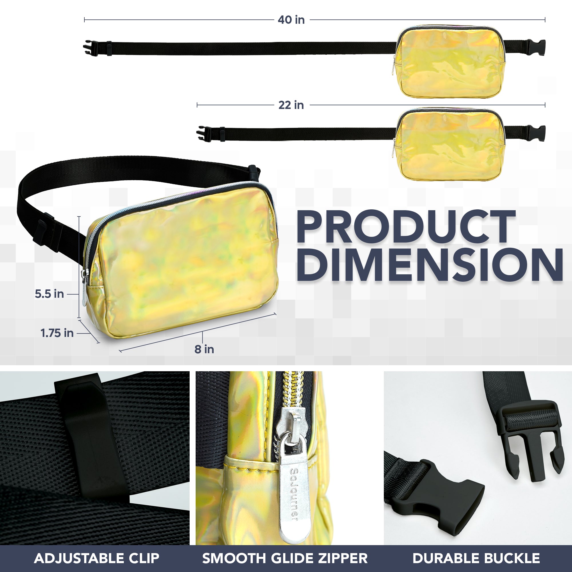 Fanny Pack (1 Pocket) - SoJourner Bags