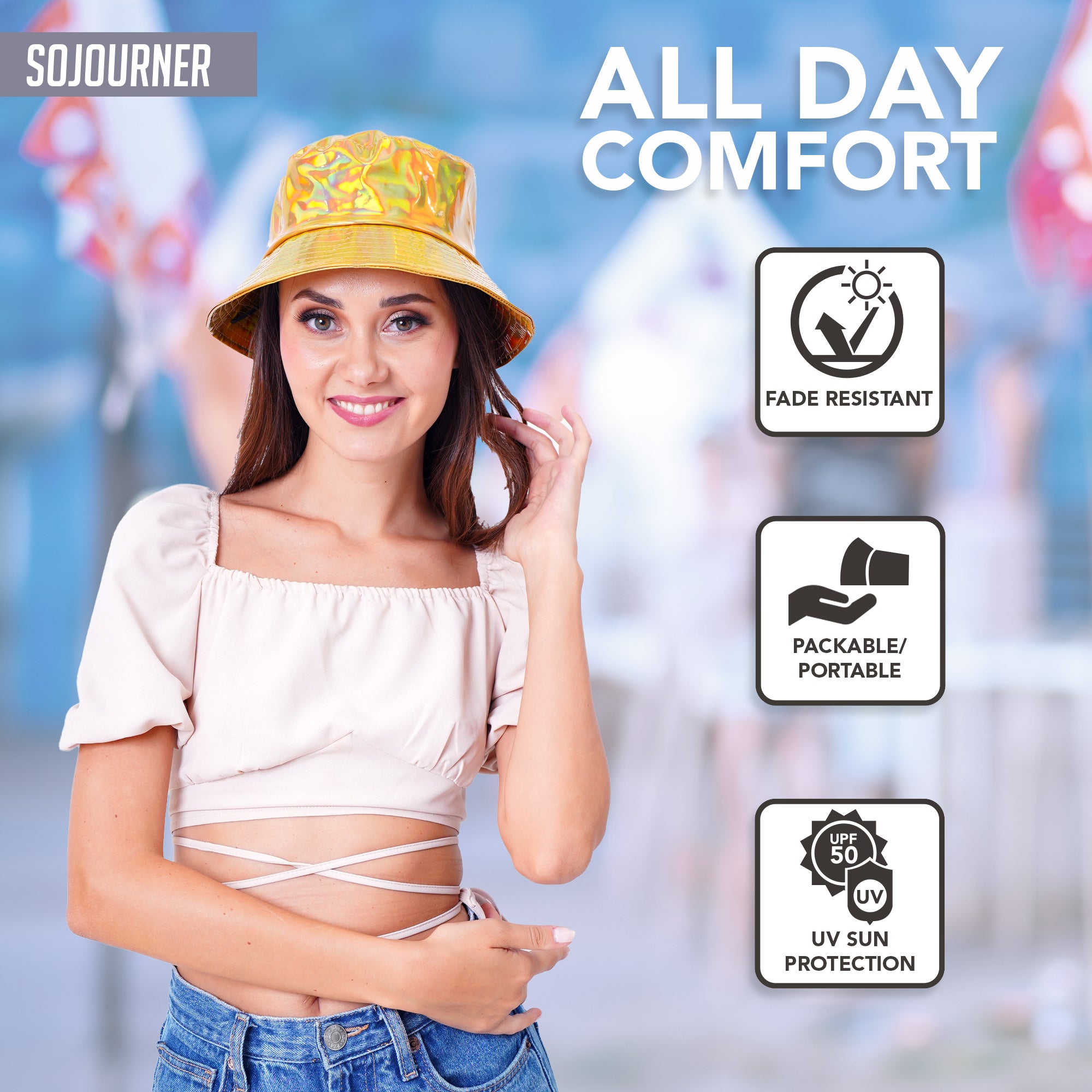 Rave Bucket Hat - SoJourner Bags