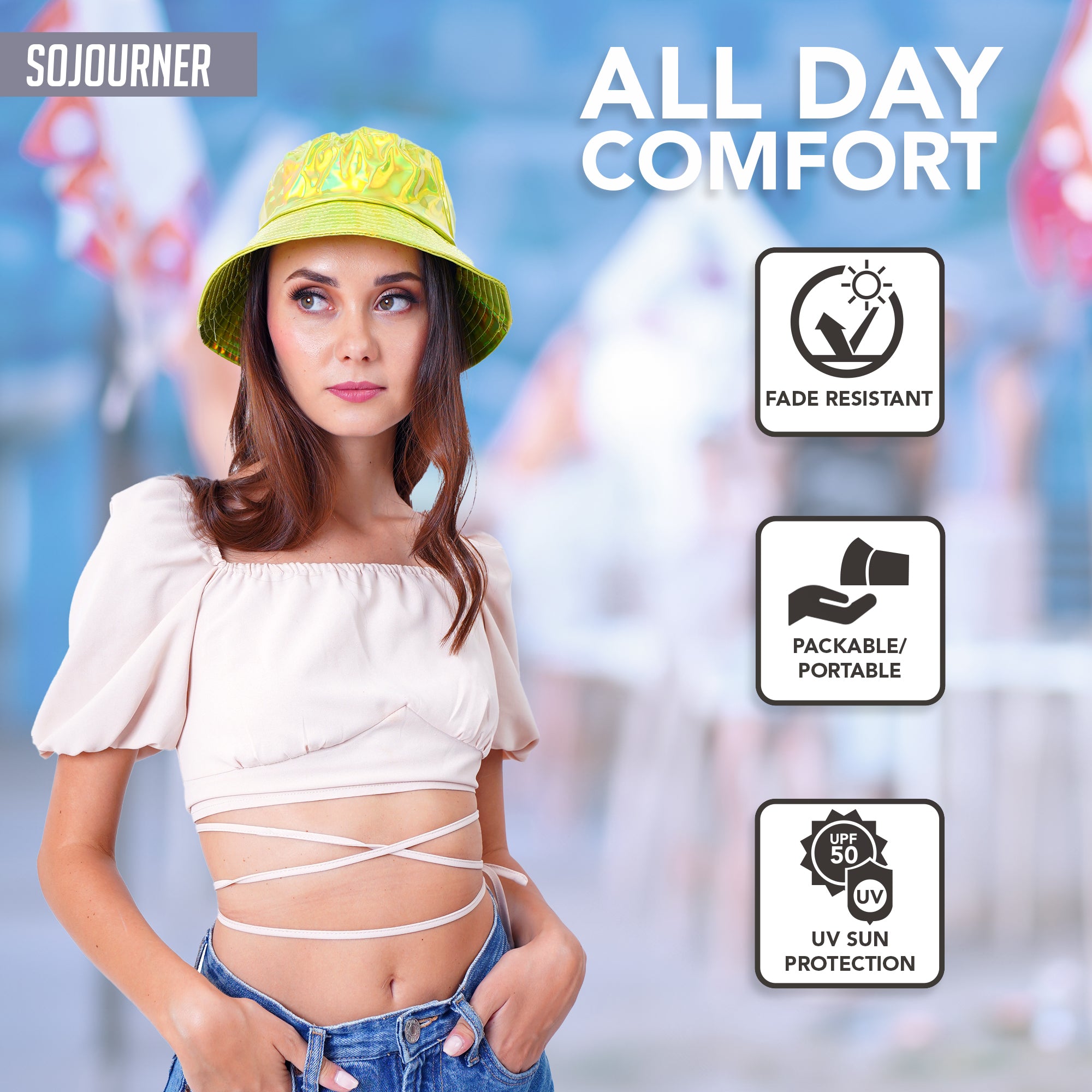 Rave Bucket Hat - SoJourner Bags
