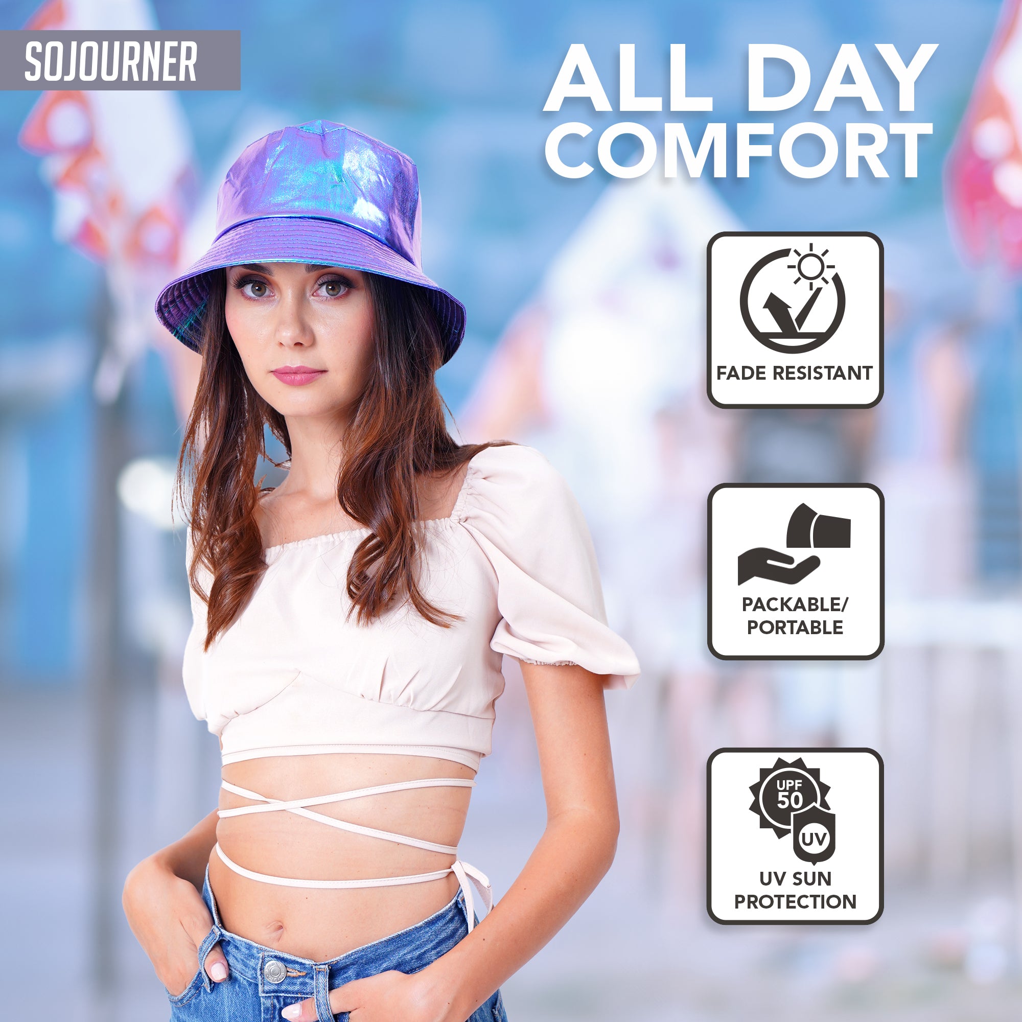 Rave Bucket Hat - SoJourner Bags