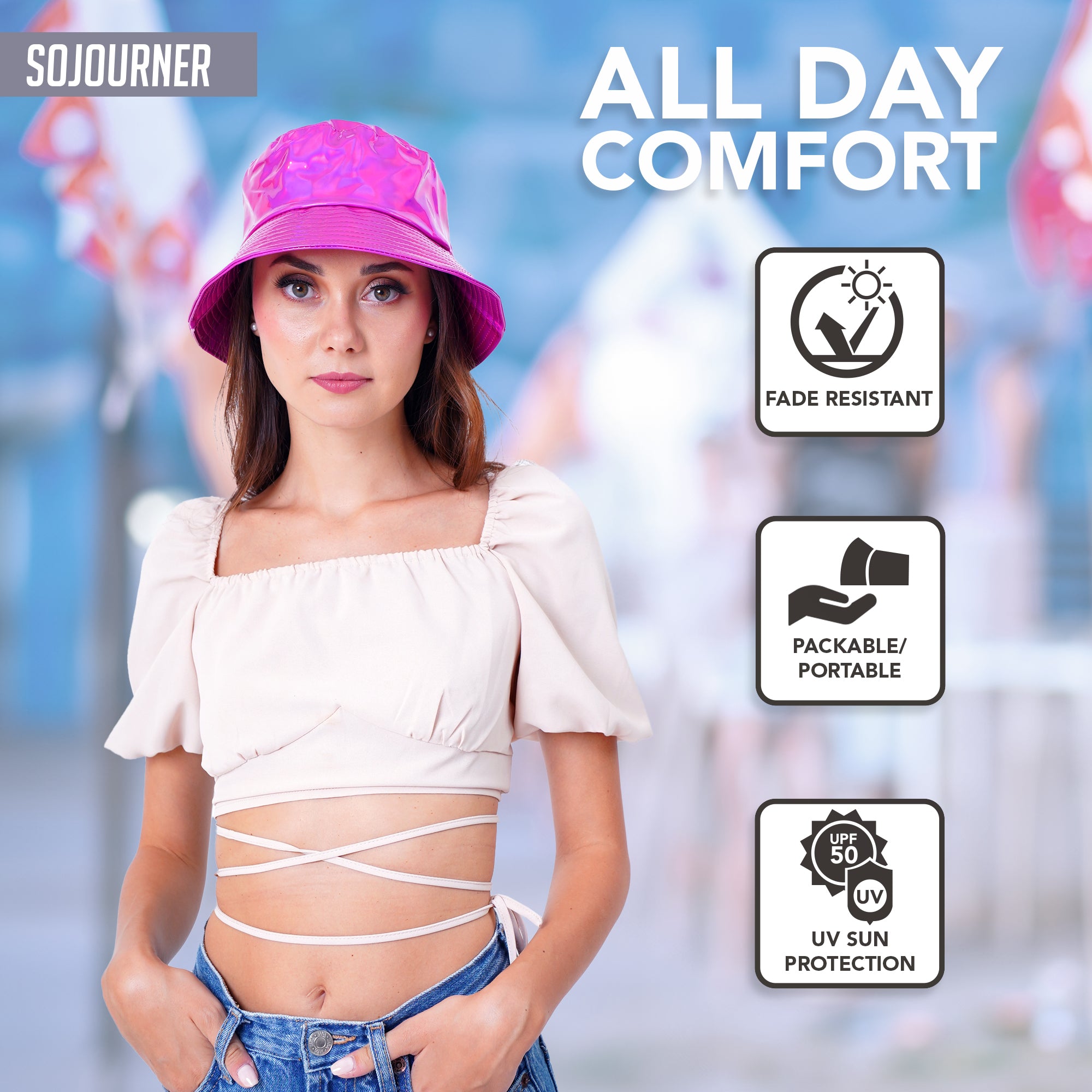 Rave Bucket Hat - SoJourner Bags
