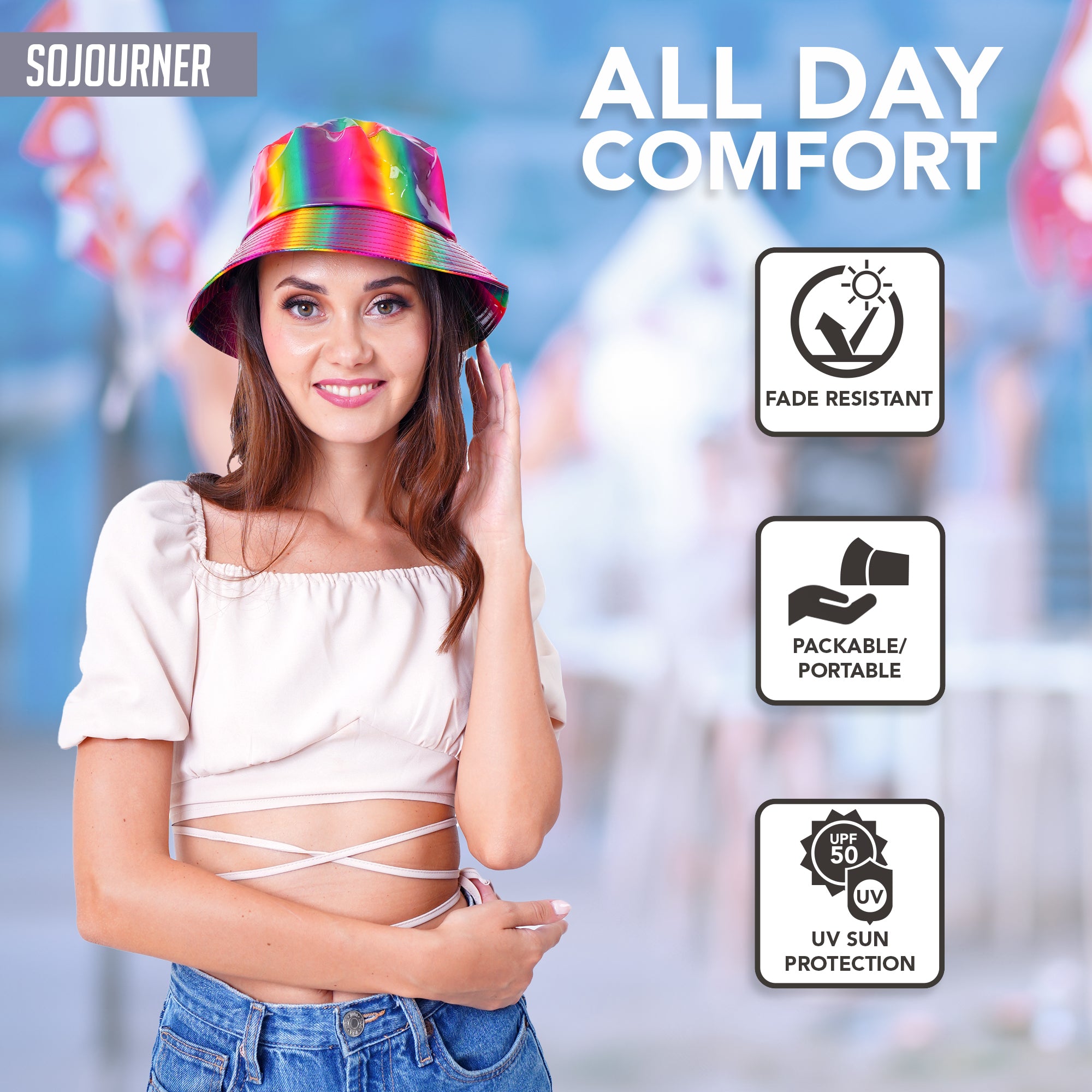 Rave Bucket Hat - SoJourner Bags